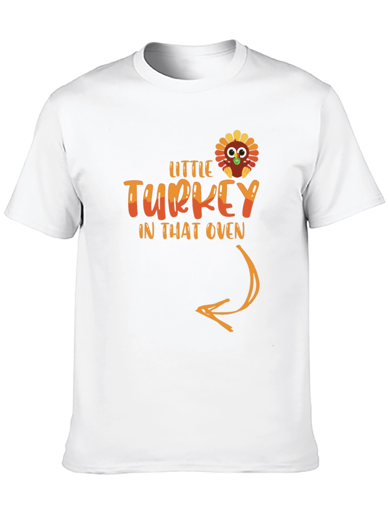Little Turkey Pregnancy Announcement T-Shirt - 10