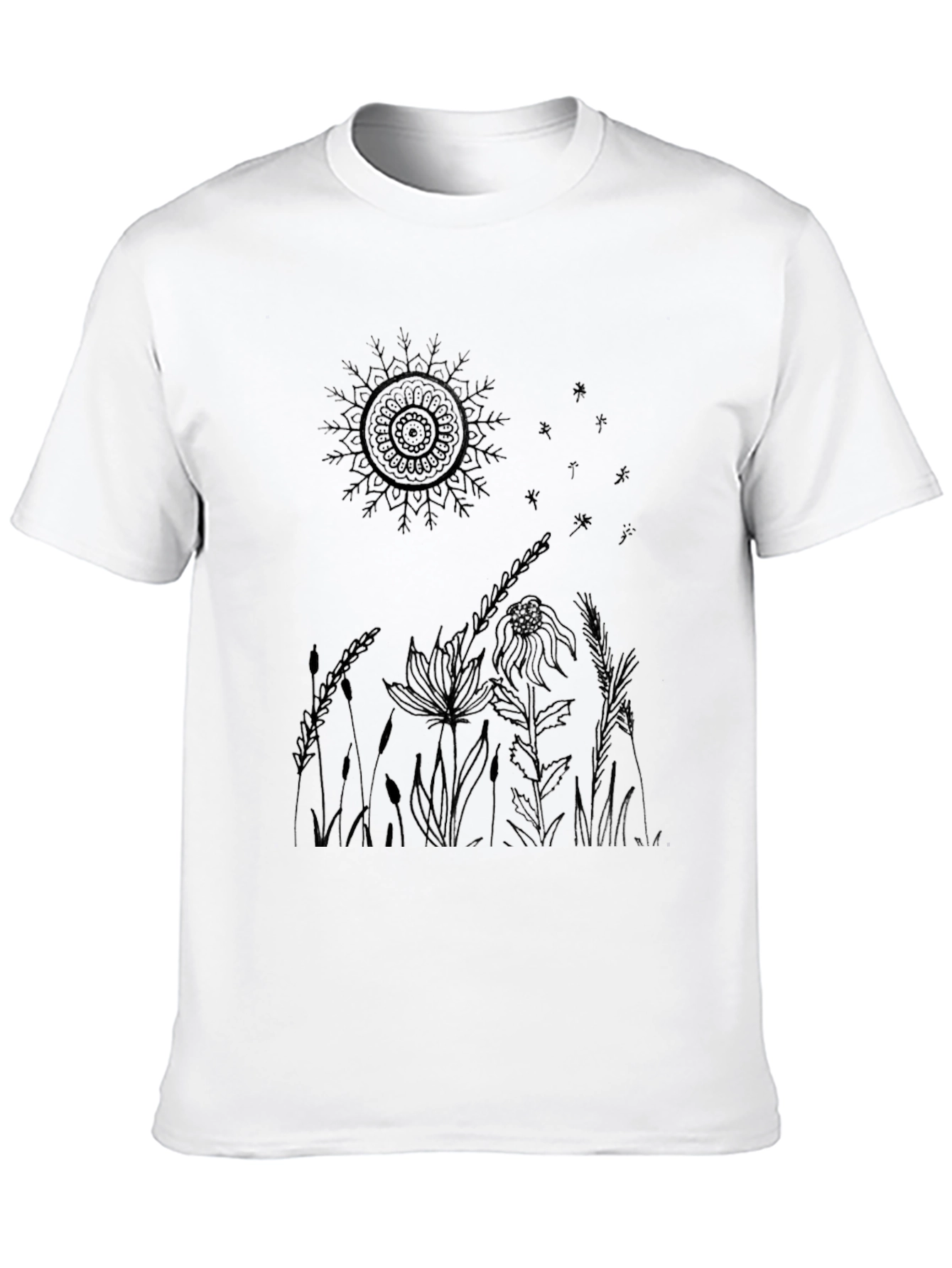 Black Nature's Embrace Black Tee view 10