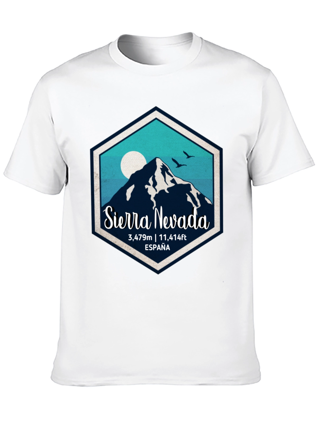 Black Sierra Nevada Spain T-Shirt view 10