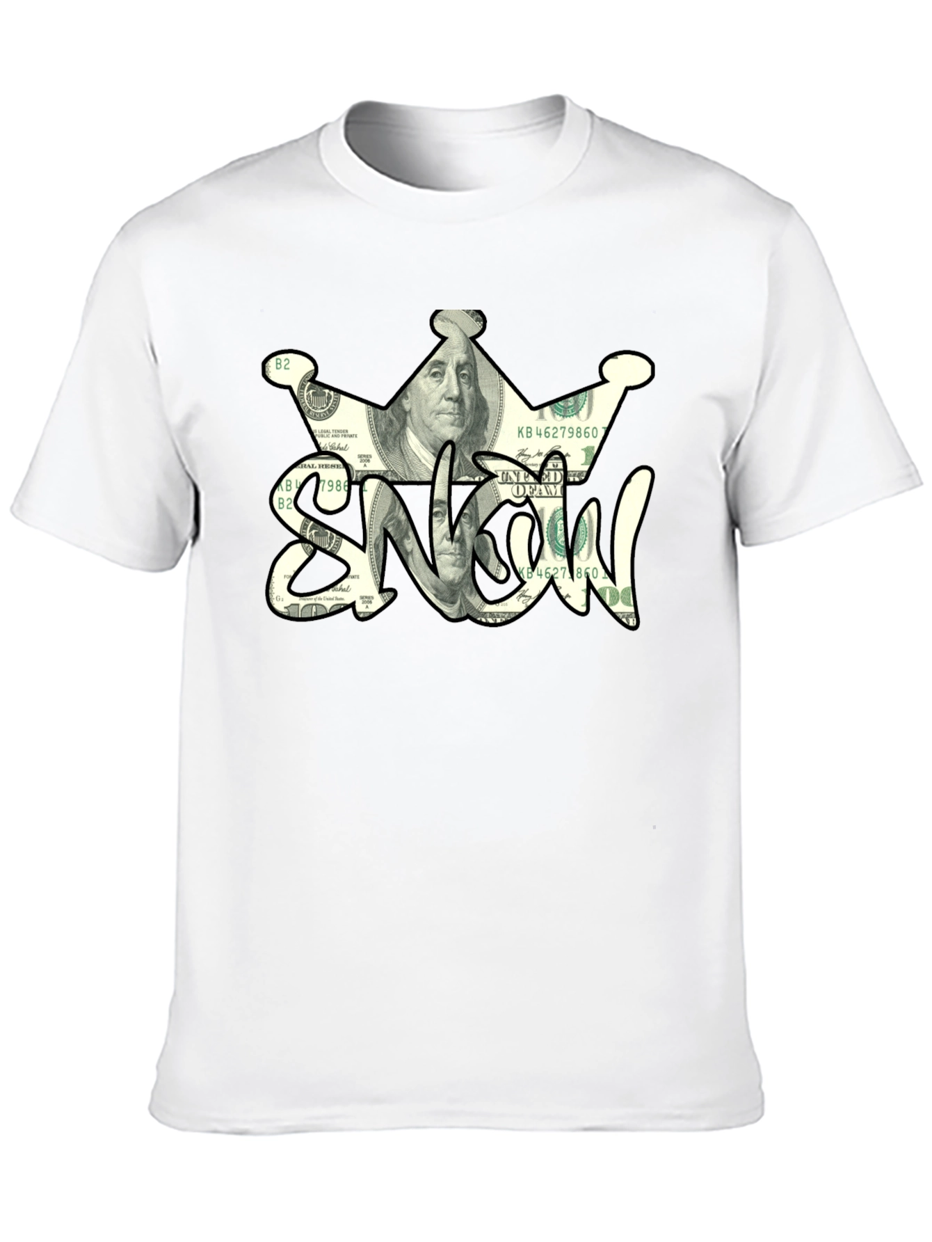 Black Snow Crown Graphic Tee - Black view 10