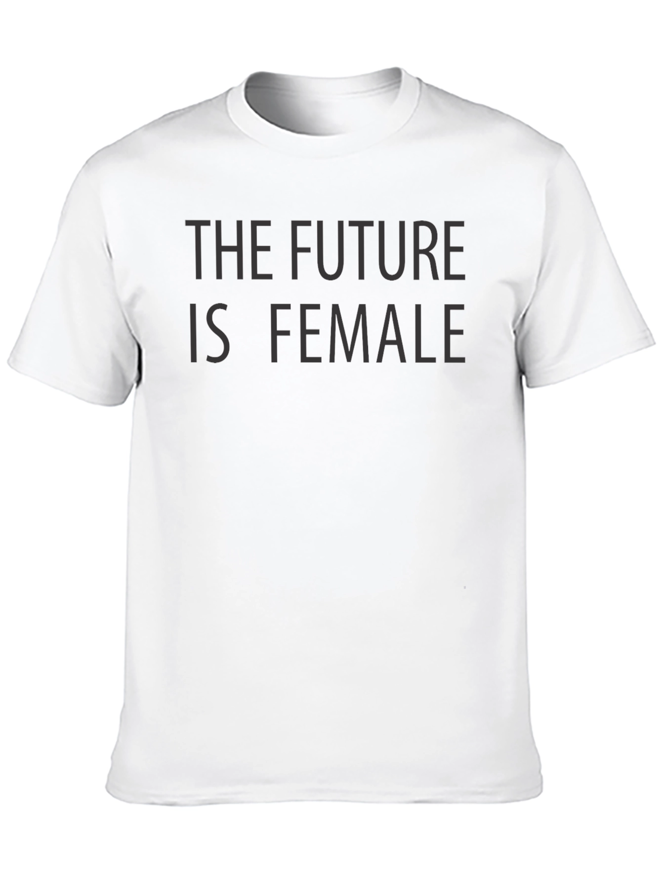 Black The Future is Female T-Shirt - Black view 10