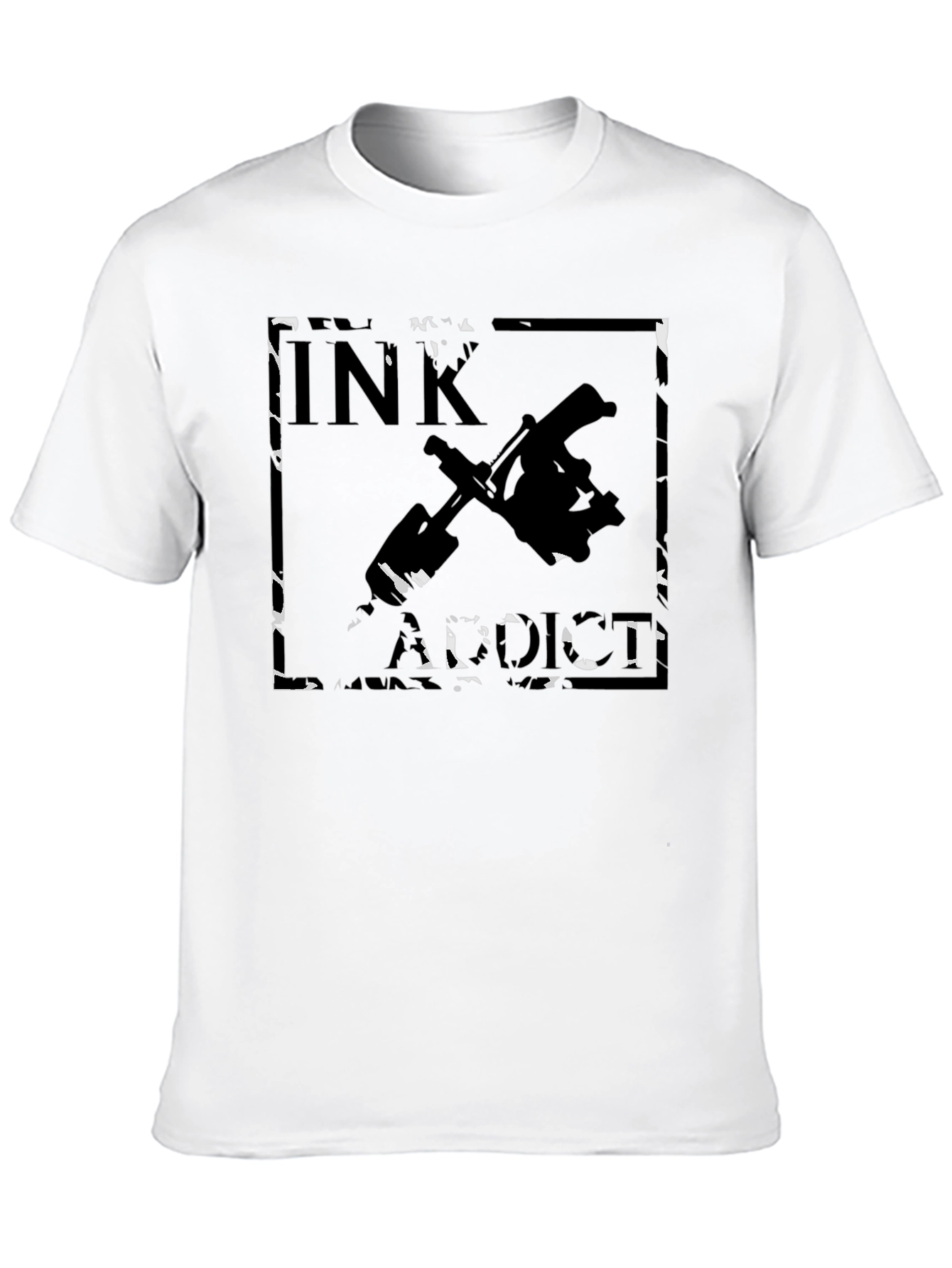 Ink Addict Black Graphic Tee - 10