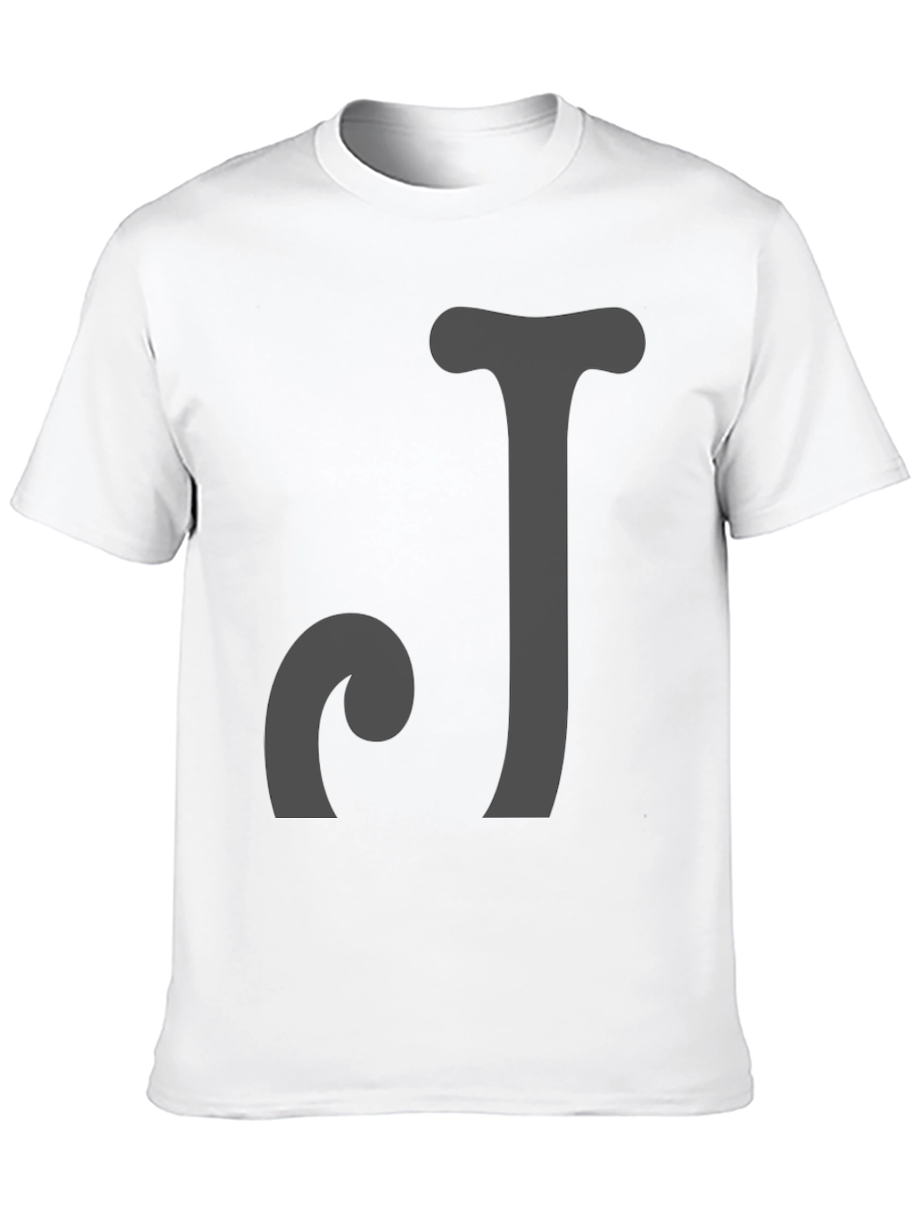 Black Initial 'CJ' Black T-Shirt view 10