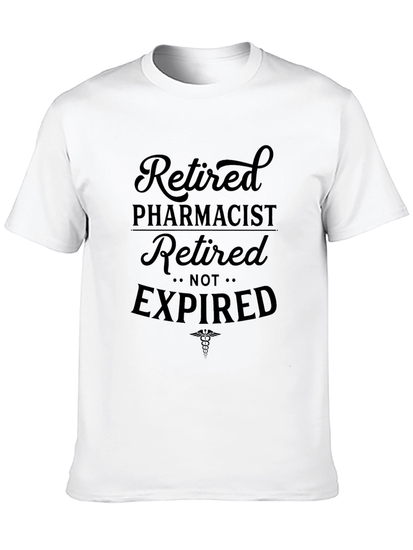 Black Retired Pharmacist T-Shirt - Funny Retirement Gift view 10