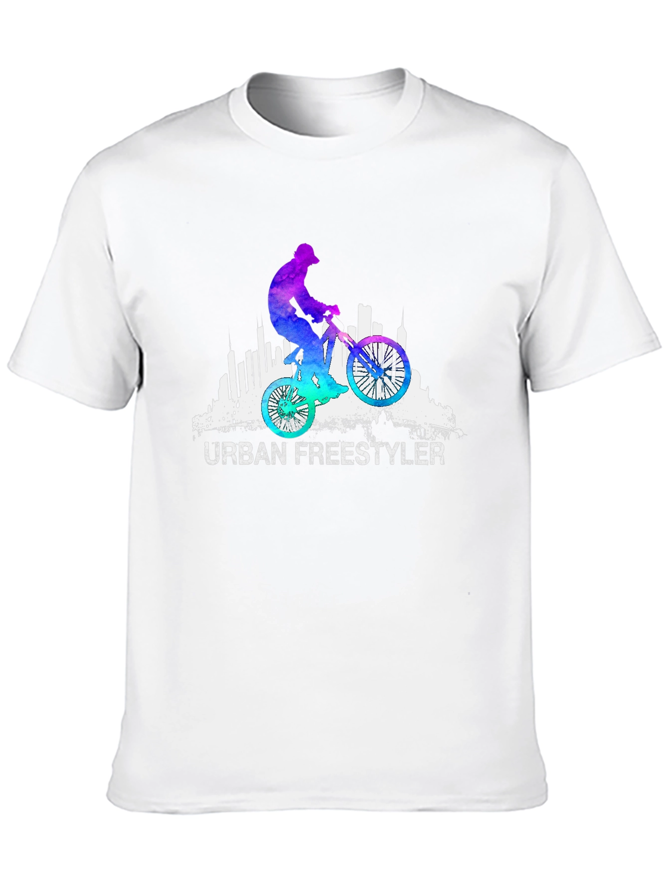 Black Urban Freestyler Graphic Tee - Black view 10