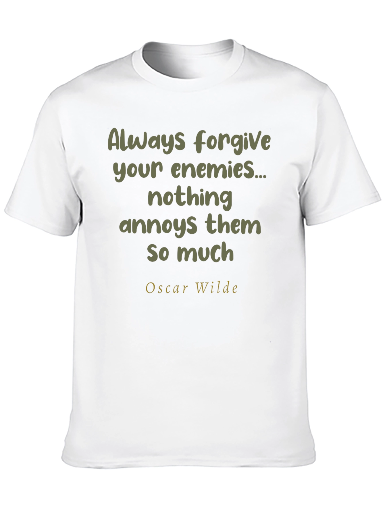 Black Always Forgive Enemies Graphic T-Shirt view 10