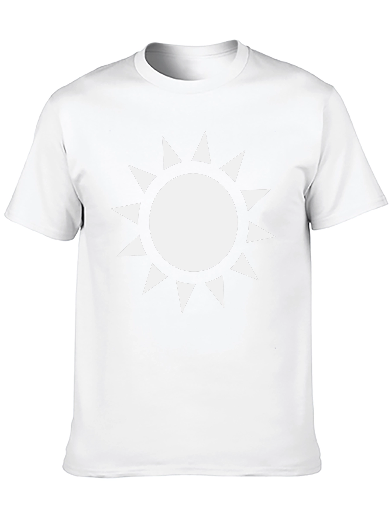 Black Sunburst Graphic T-Shirt - Stylish Casual Wear view 10