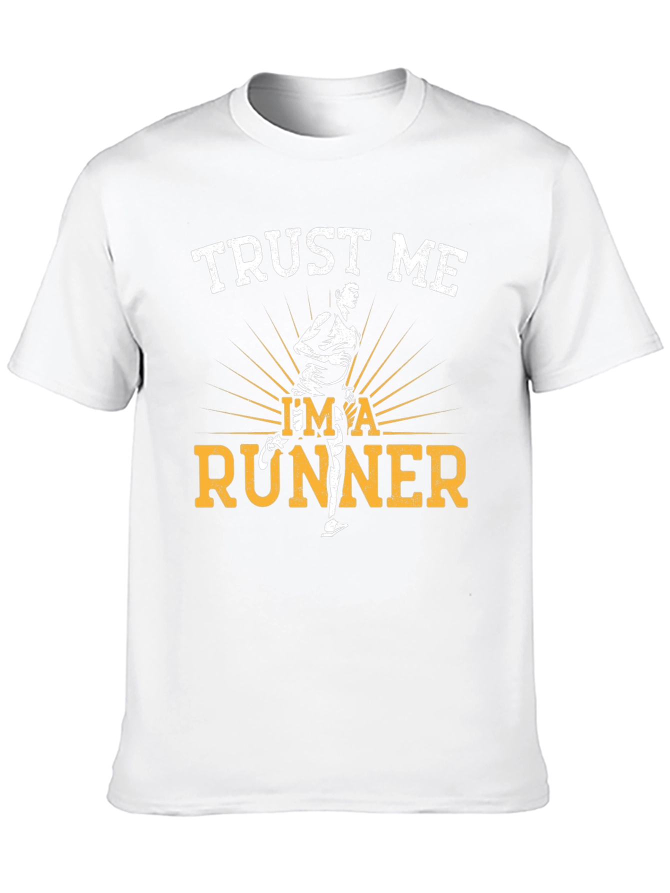 Black Trust Me I'm A Runner T-Shirt view 10
