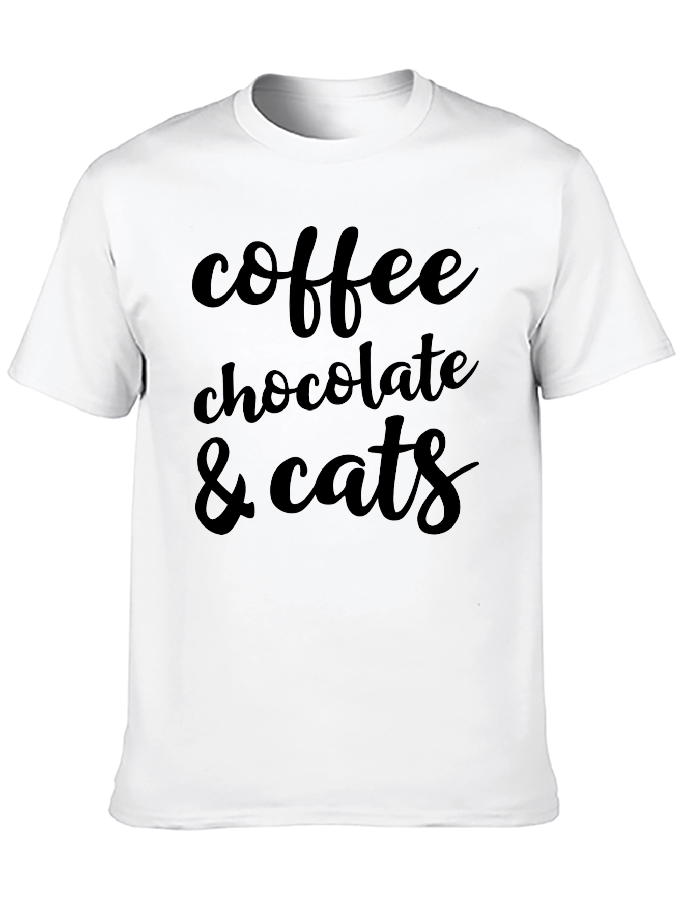 Black Coffee Chocolate Cats Graphic Tee view 10