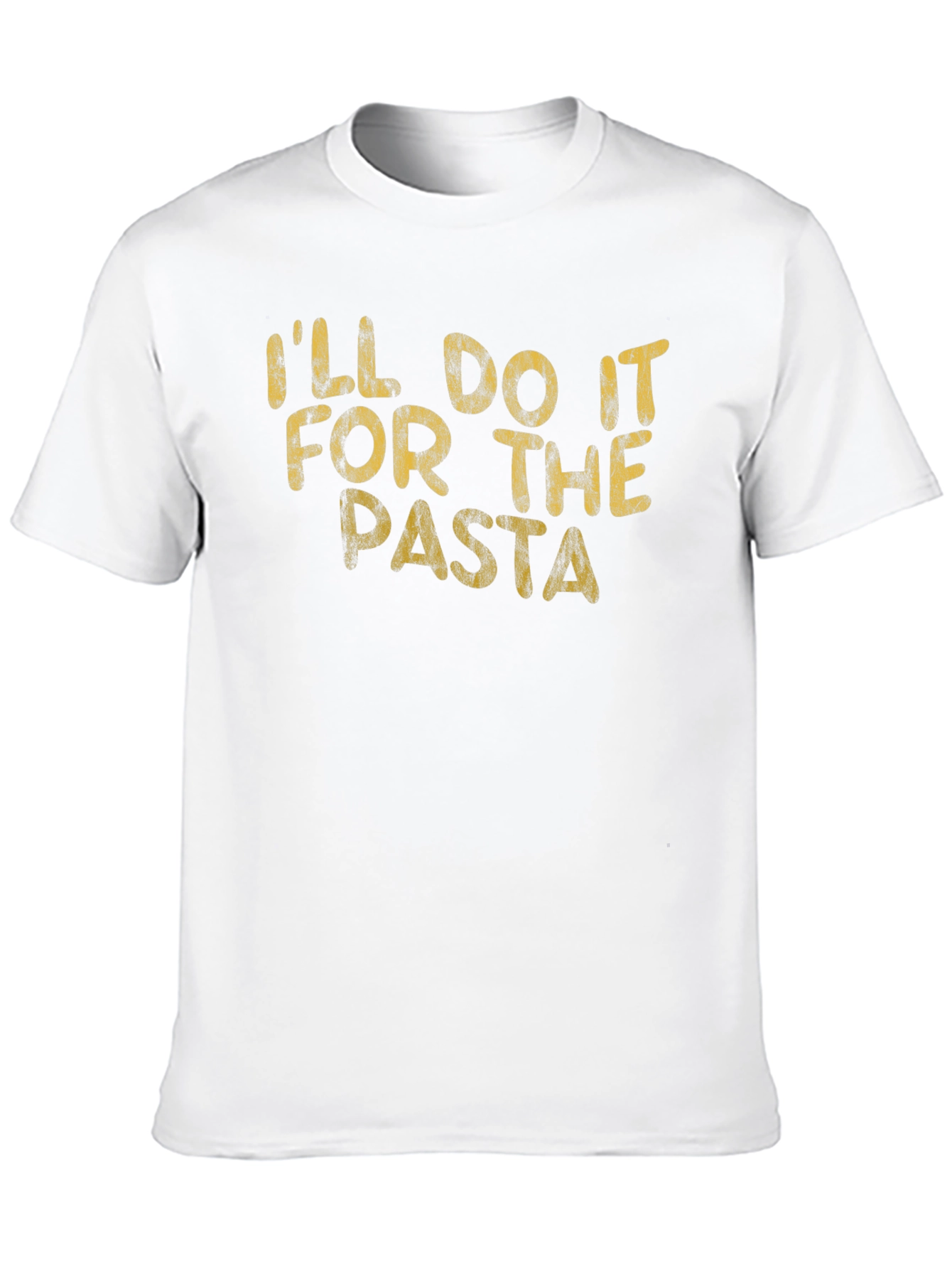 Black I'll Do It For The Pasta Graphic T-Shirt view 10