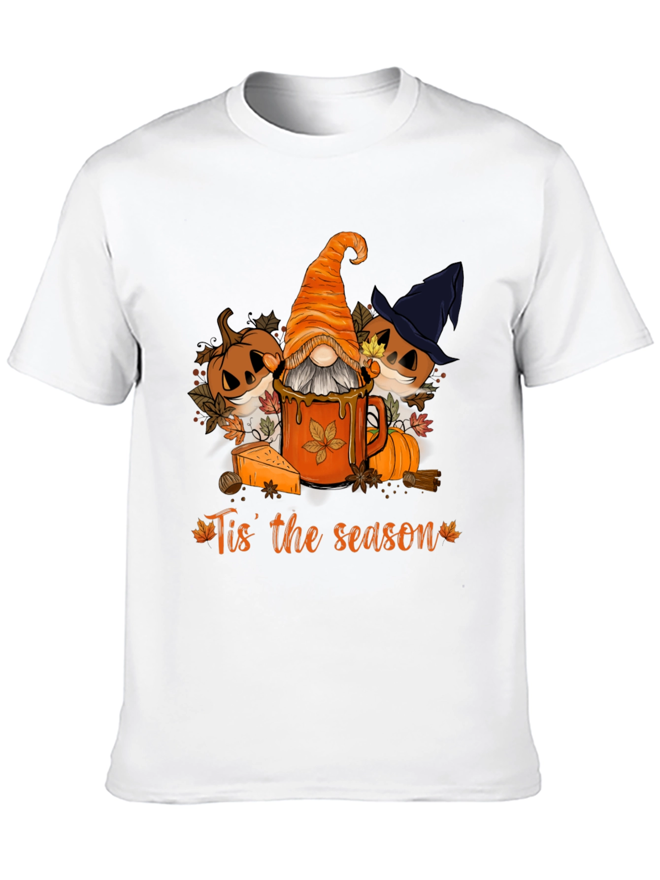 Fall Gnome 'Tis the Season Graphic Tee - 10