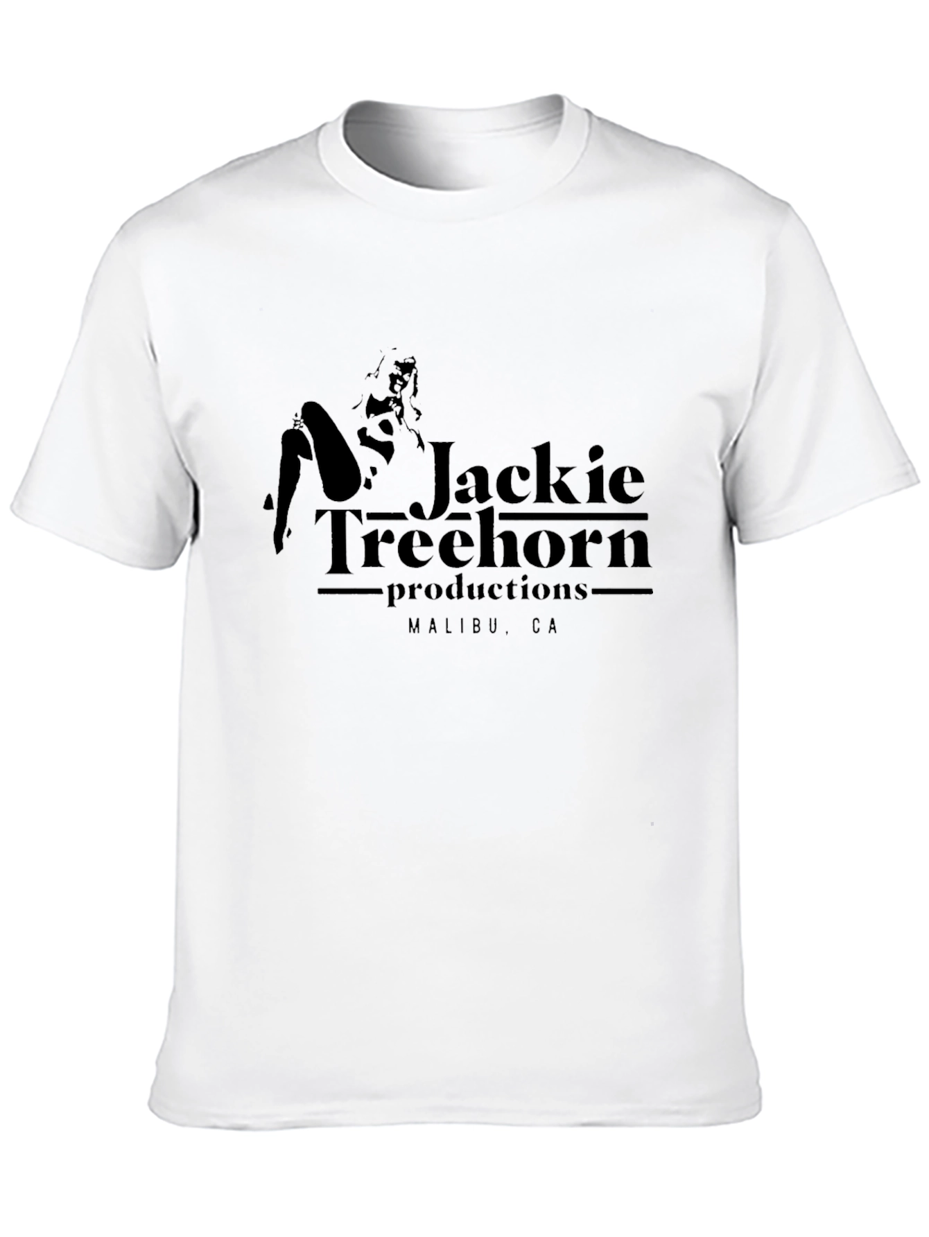 Black Jackie Treehorn Productions Black T-Shirt view 10