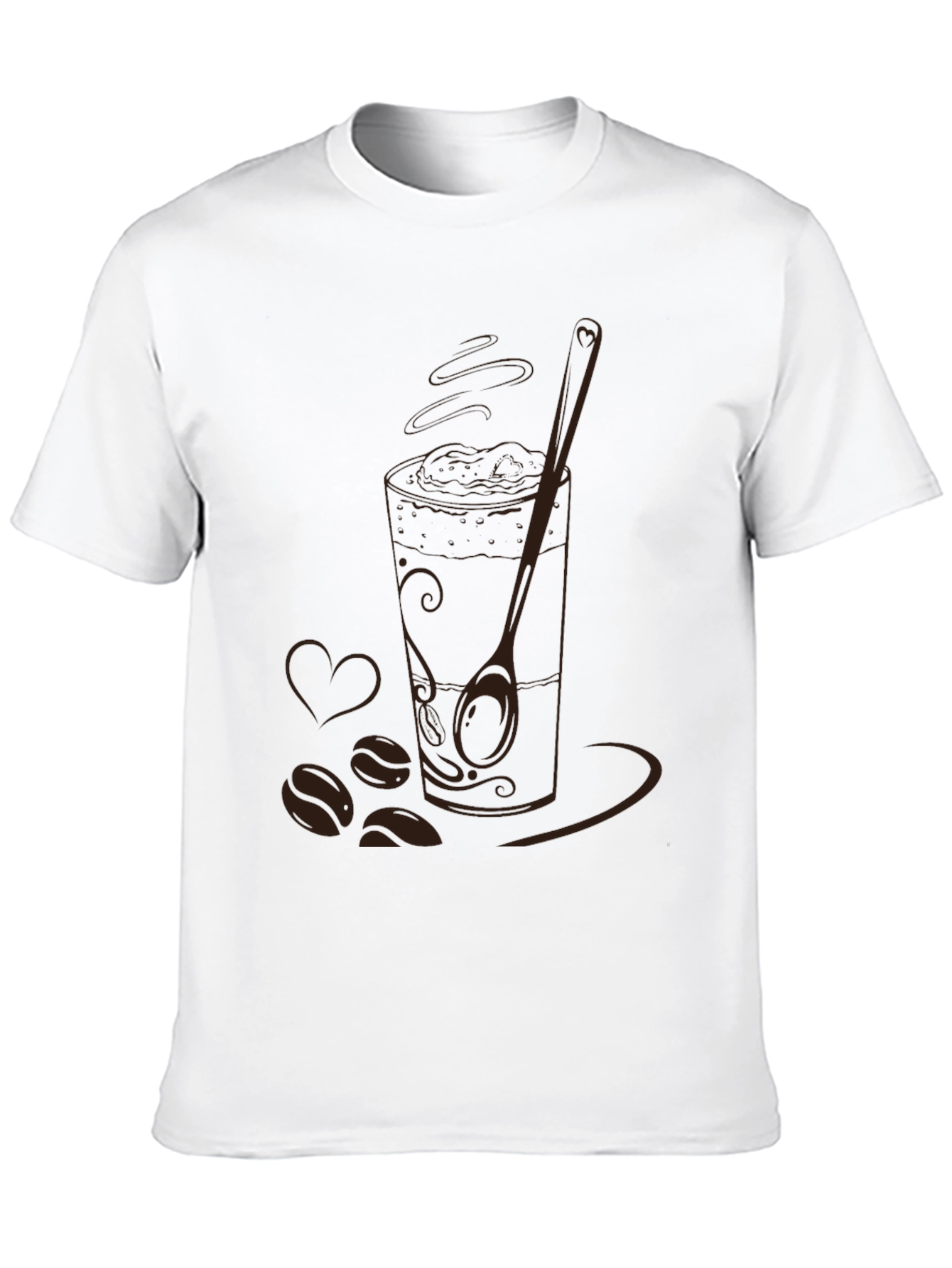 Black Coffee Lover's Graphic Tee - Black view 10