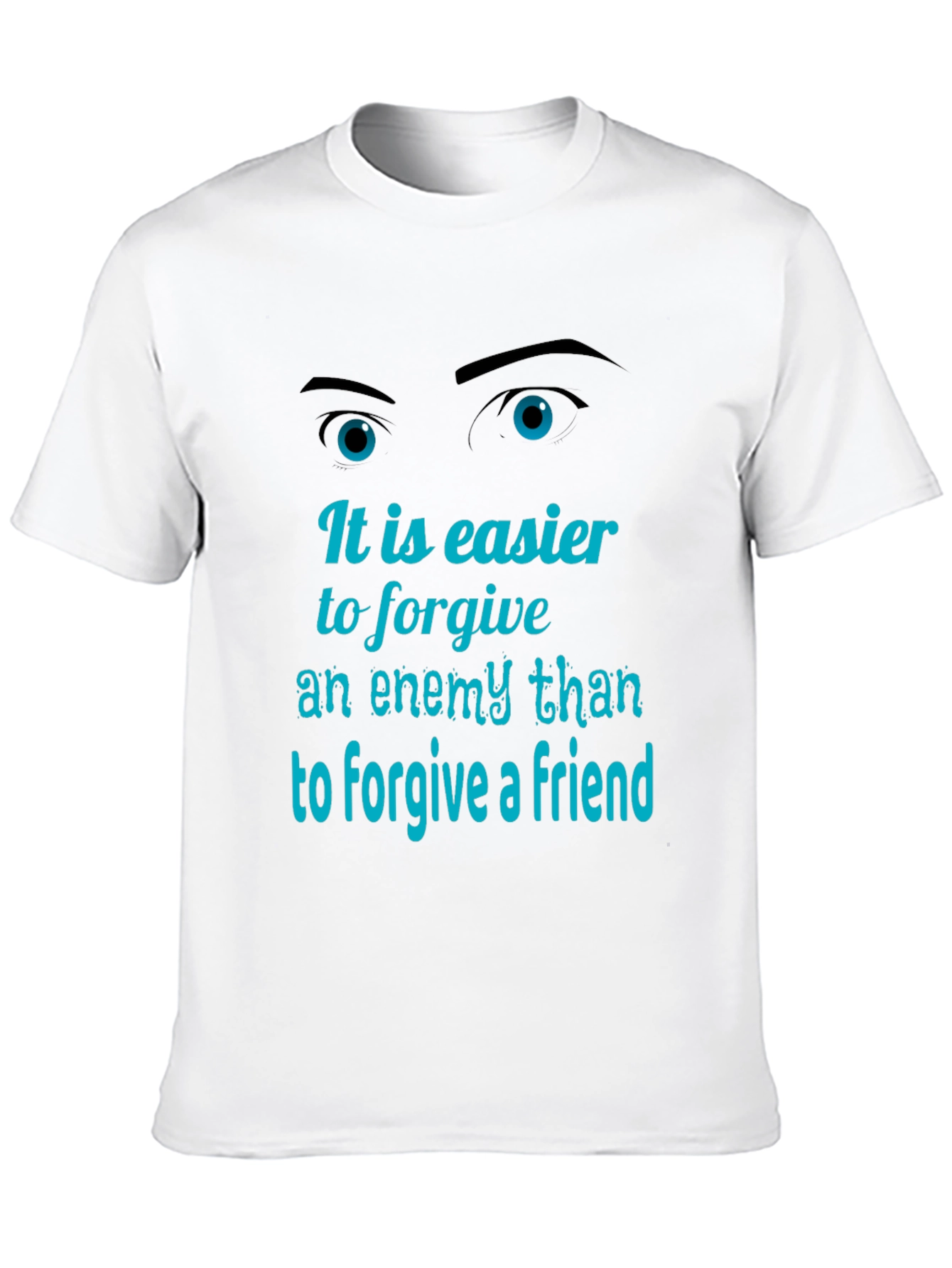 Black Forgiveness Graphic Tee - Men's Black T-Shirt view 10