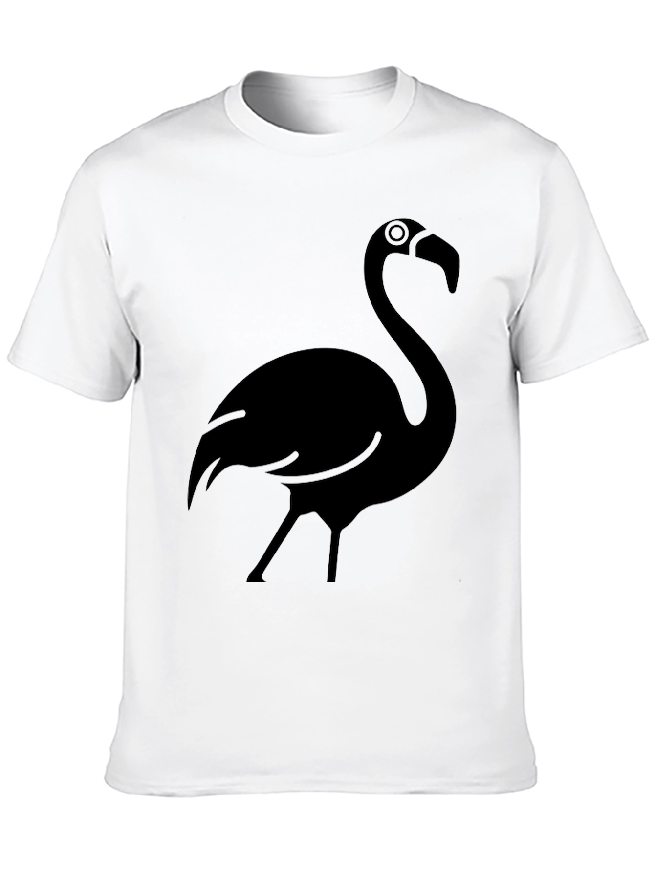 Black Black Flamingo Graphic Tee - Casual Style view 10