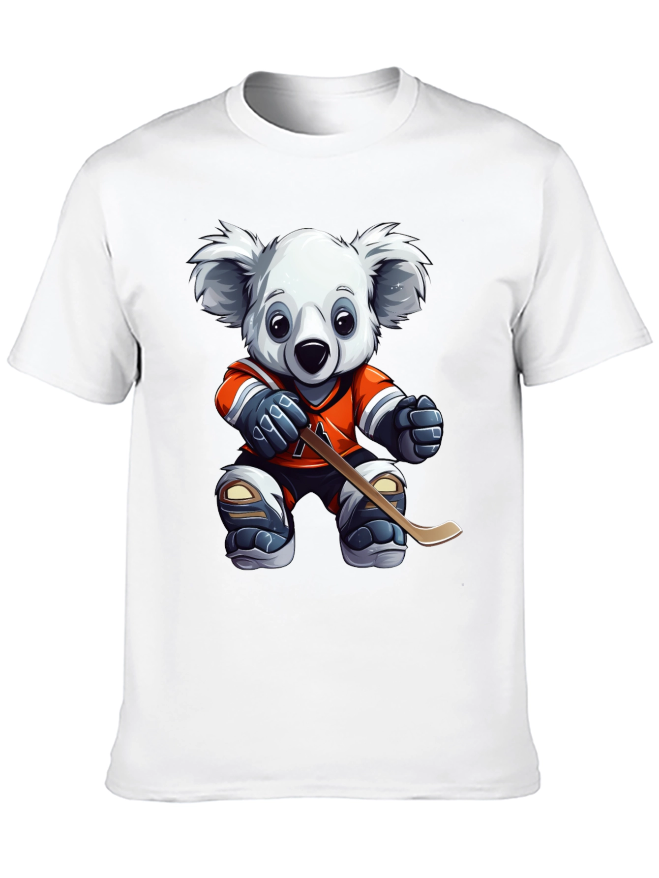 Koala Hockey Player Graphic Tee - Black - 10