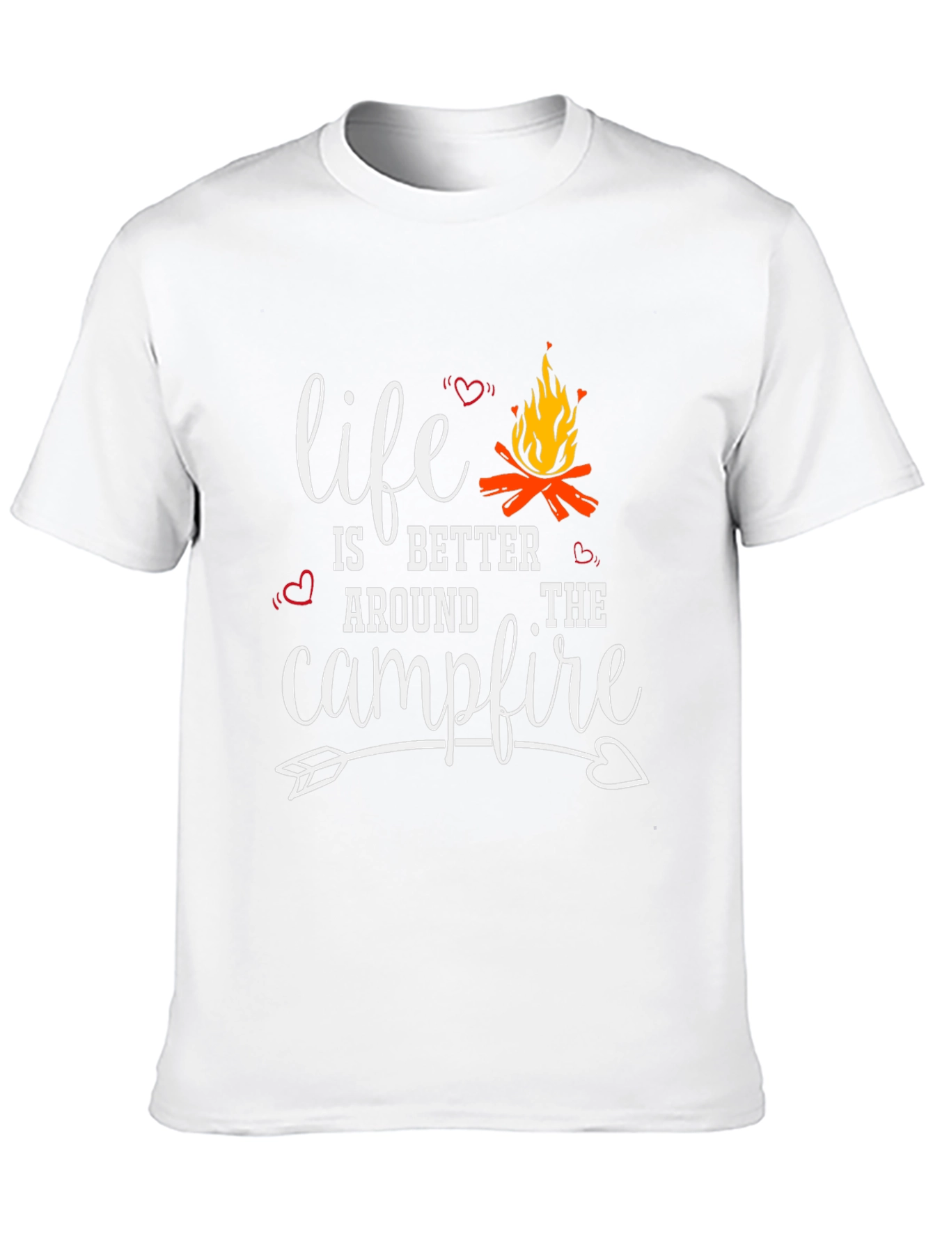 Black Life is Better Around the Campfire Graphic Tee view 10