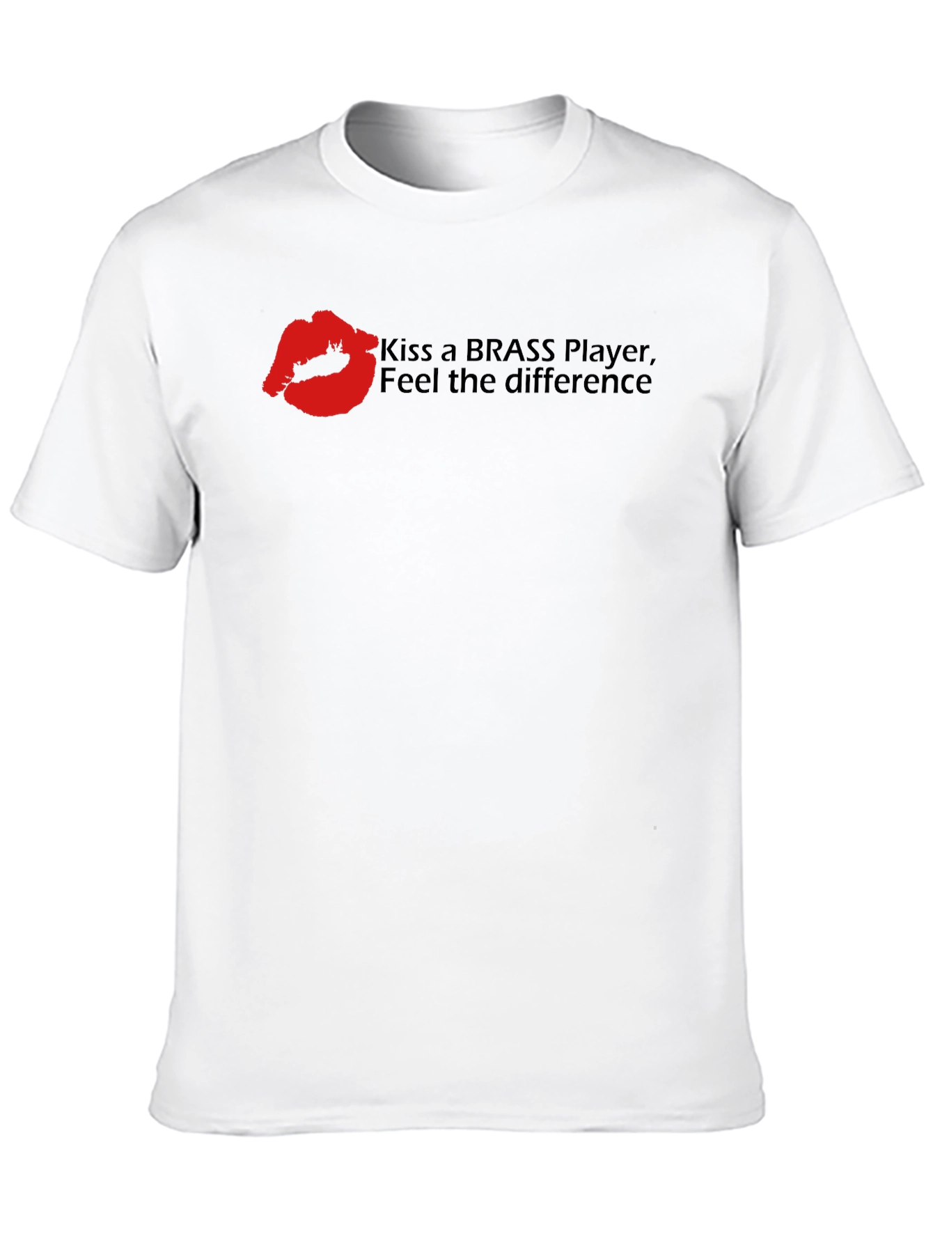 Black Kiss a Brass Player T-Shirt - Feel the Difference! view 10