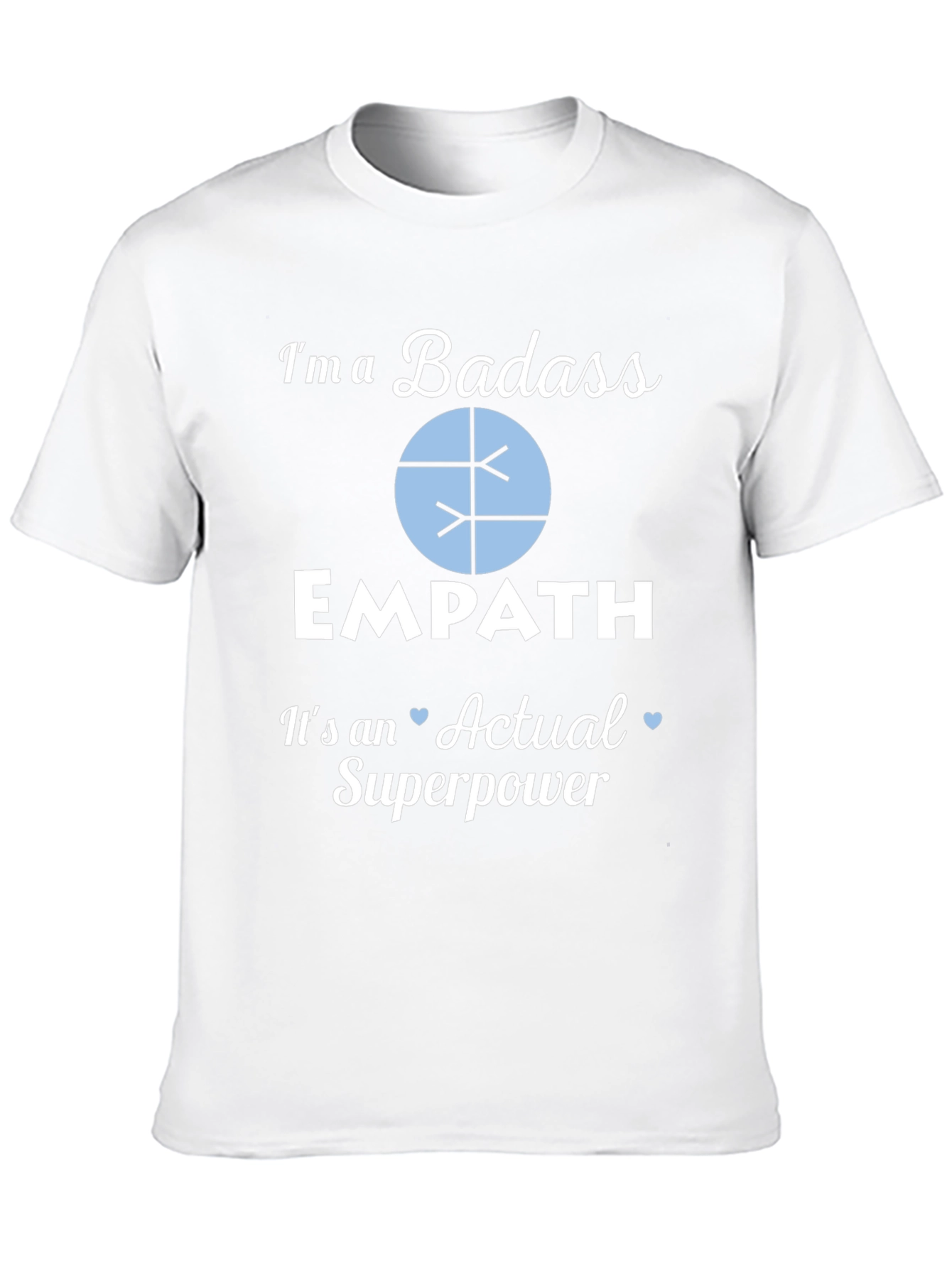Black Badass Empath Superpower T-Shirt - Unisex view 10