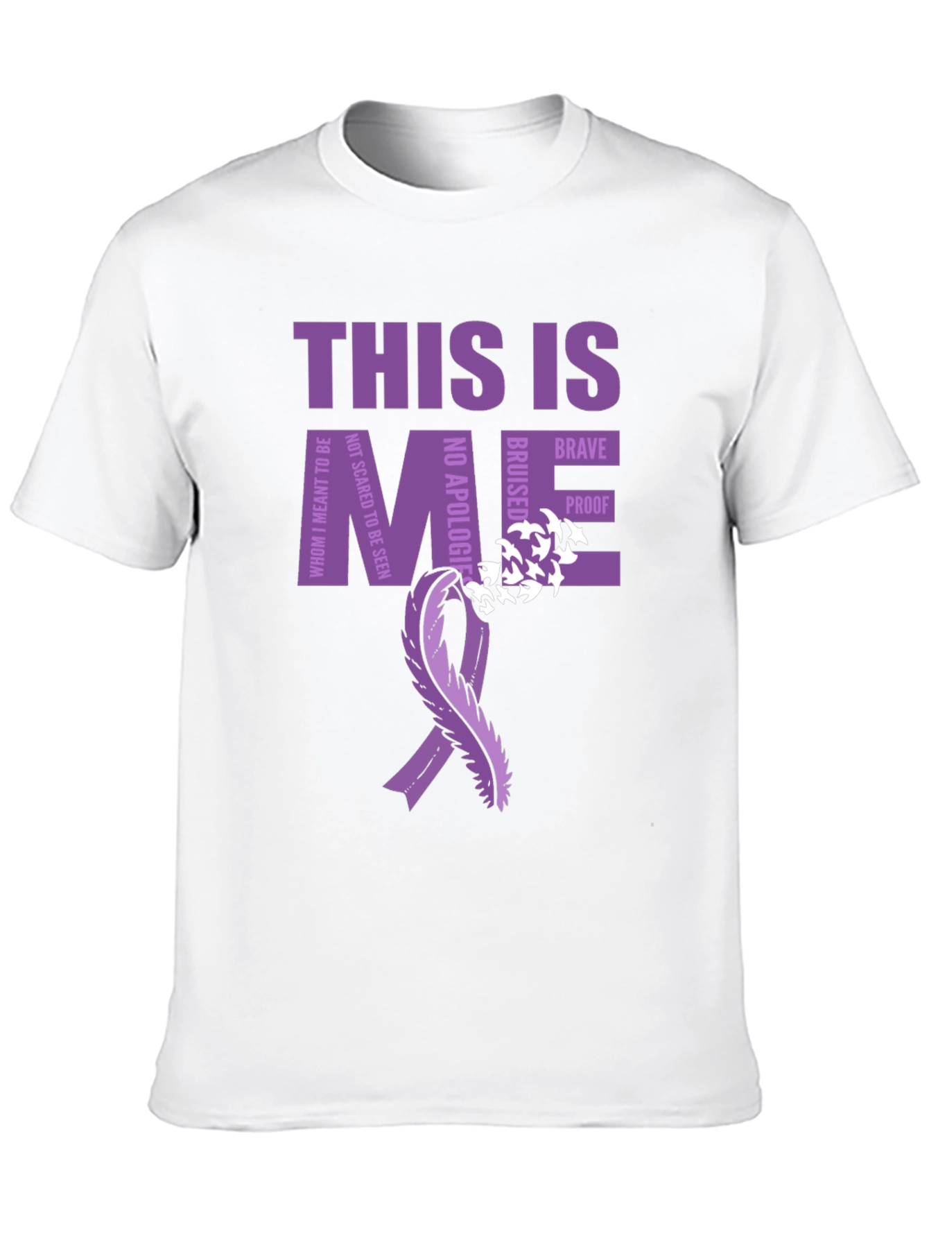 Black This Is Me T-Shirt - Brave, Bruised, No Apologies view 10