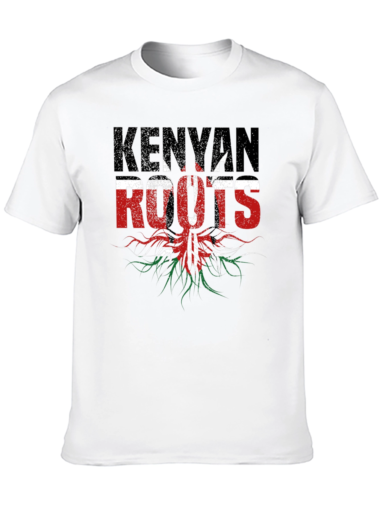 Kenyan Roots T-Shirt - Black Graphic Tee - 10