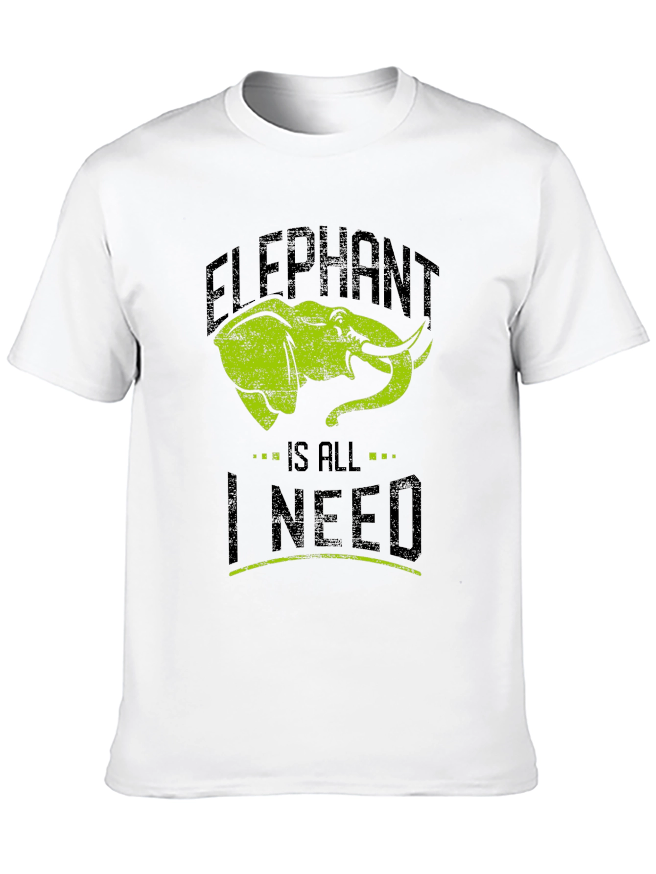 Black Elephant Is All I Need Graphic T-Shirt view 10