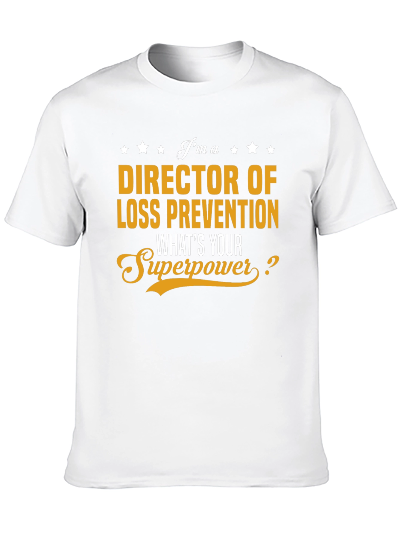 Black Director of Loss Prevention Superpower T-Shirt view 10