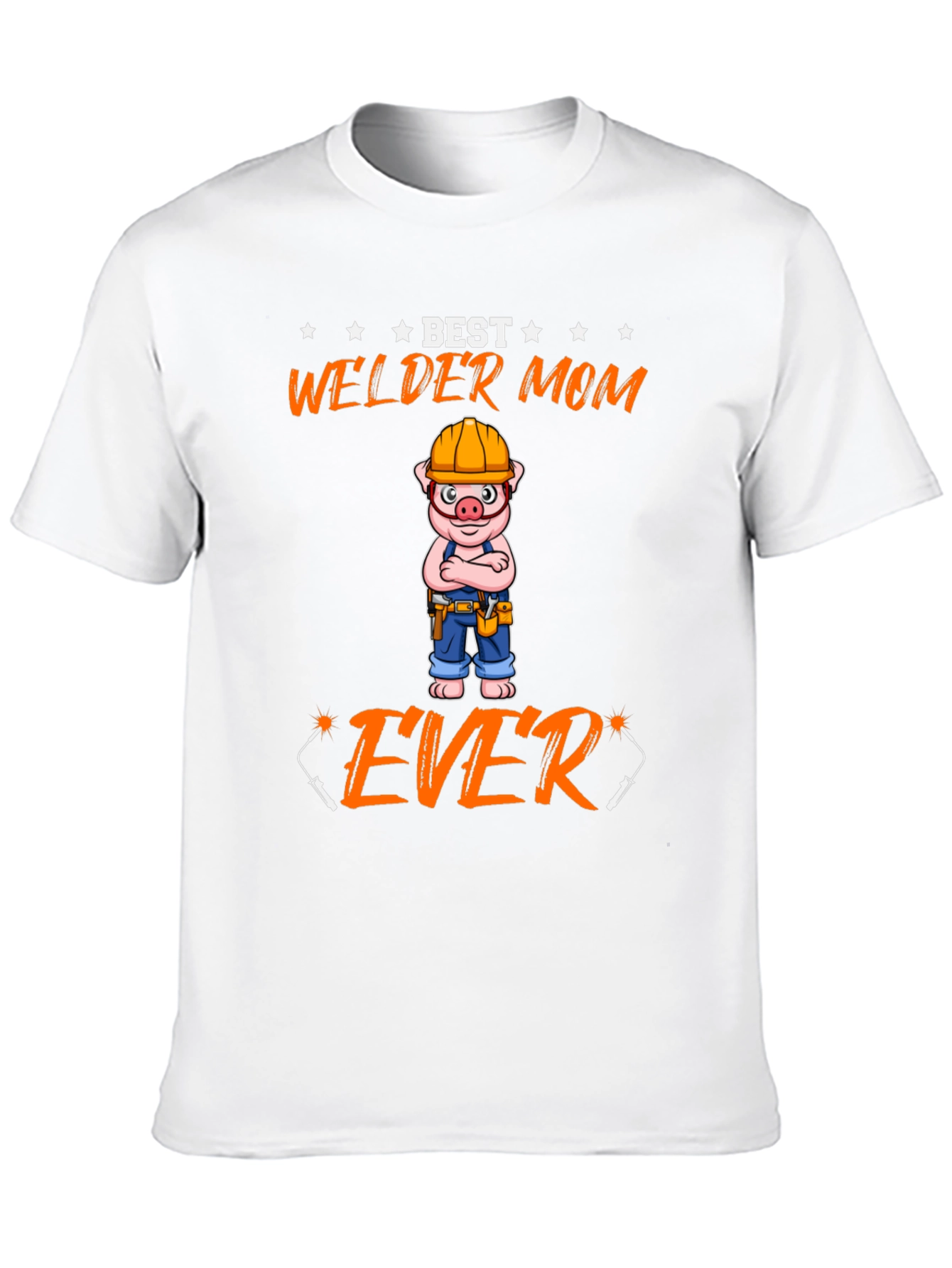 Black Best Welder Mom Ever T-Shirt - Novelty Graphic Tee view 10