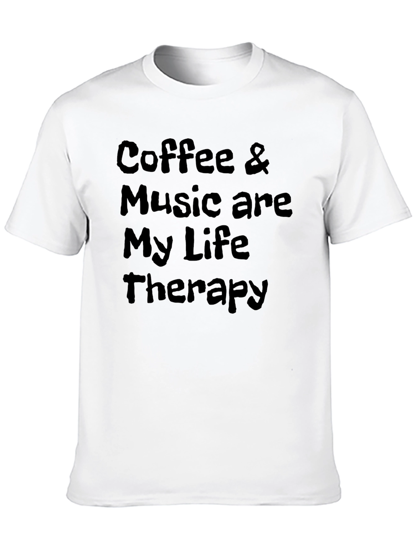 Black Coffee & Music Therapy T-Shirt view 10
