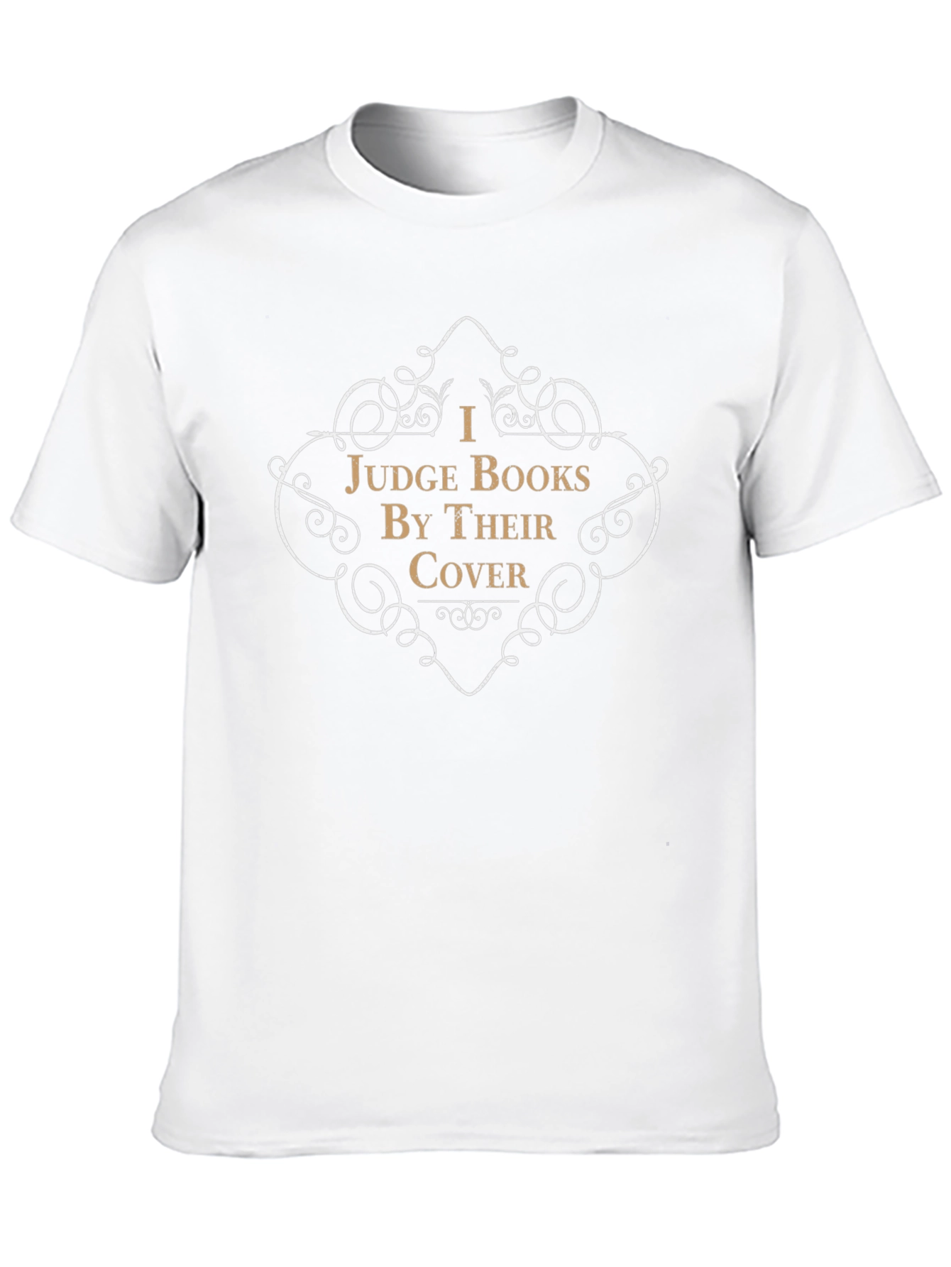 Black I Judge Books By Their Cover Graphic Tee view 10