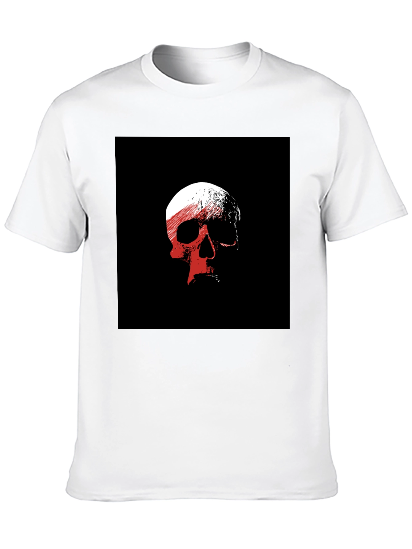 Skull Graphic Black T-Shirt - Edgy Casual Wear - 10