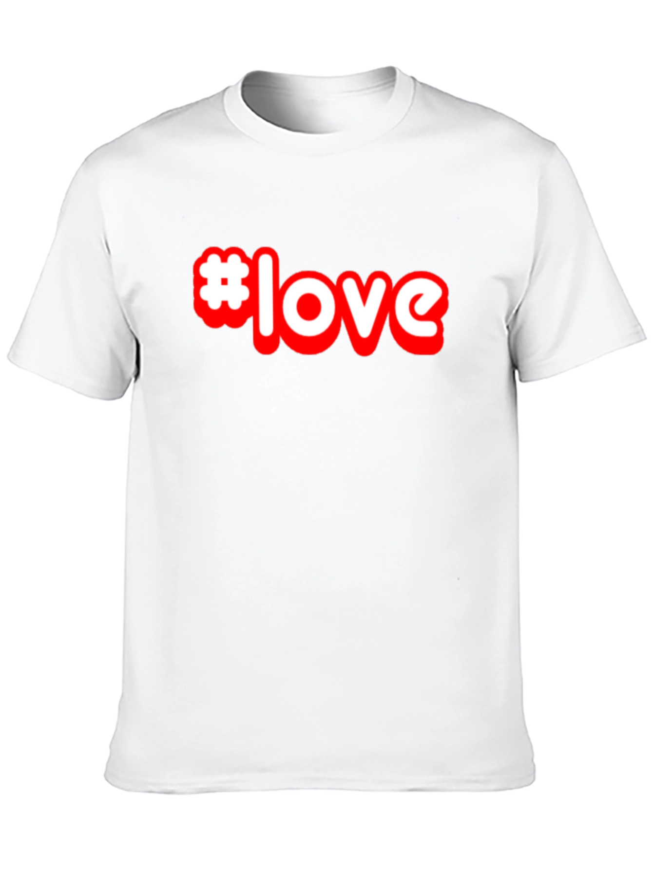 Black #Love T-Shirt - Stylish Graphic Tee - Soft Cotton Blend view 10