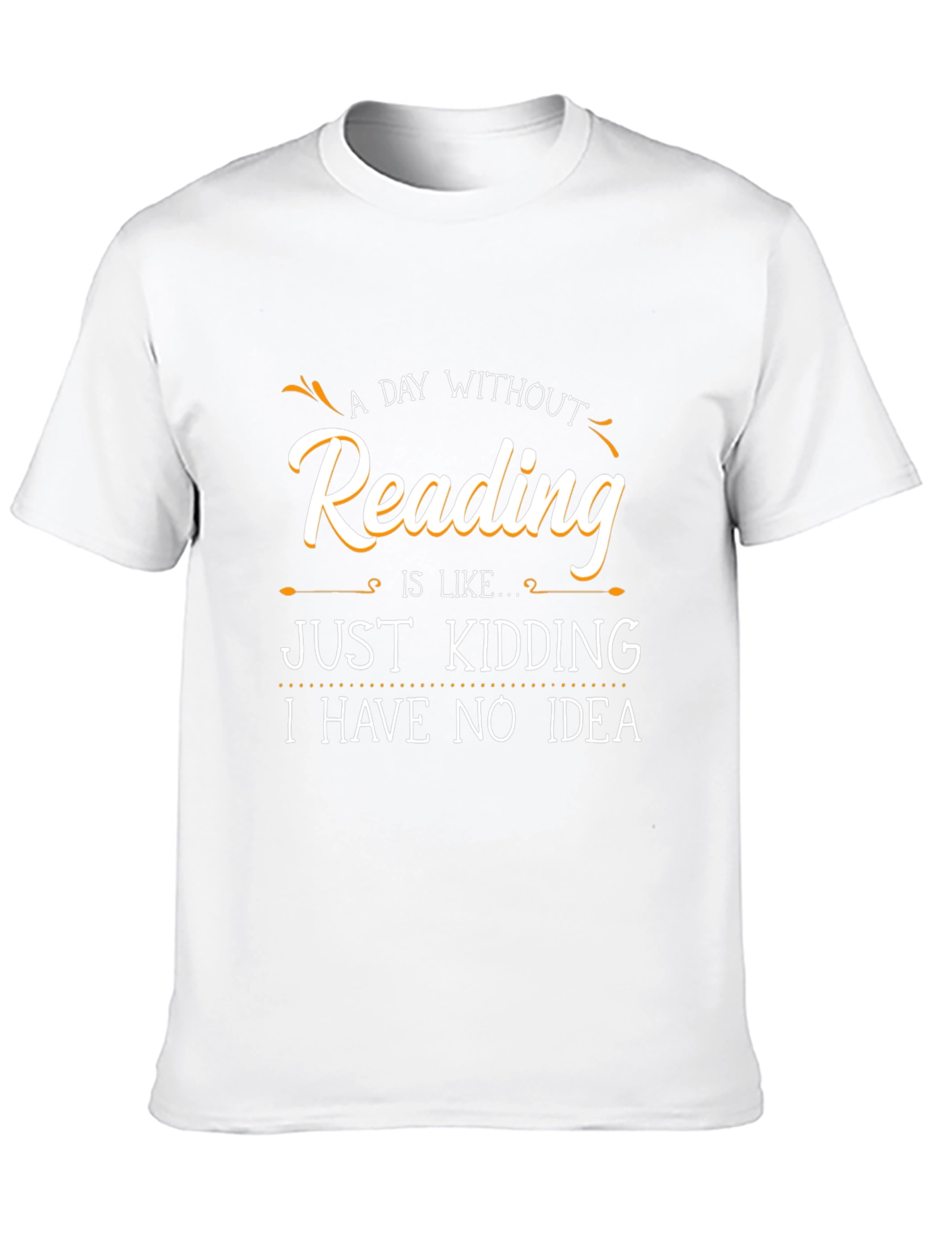 Black Funny Reading T-Shirt - A Day Without Reading view 10