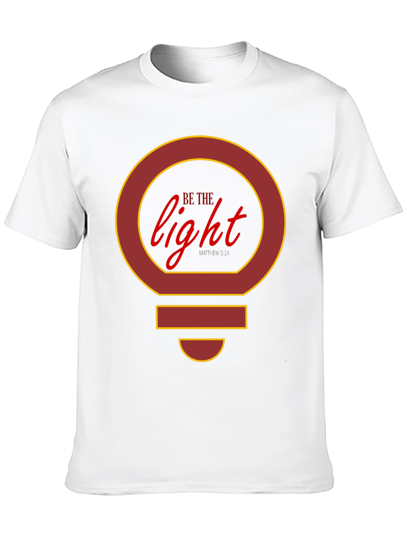 Black Be The Light T-Shirt - Graphic Tee view 10