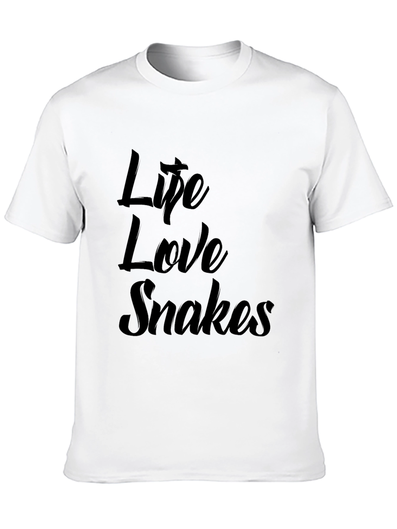 Black Life Love Snakes Graphic Tee - Soft Cotton Blend view 10