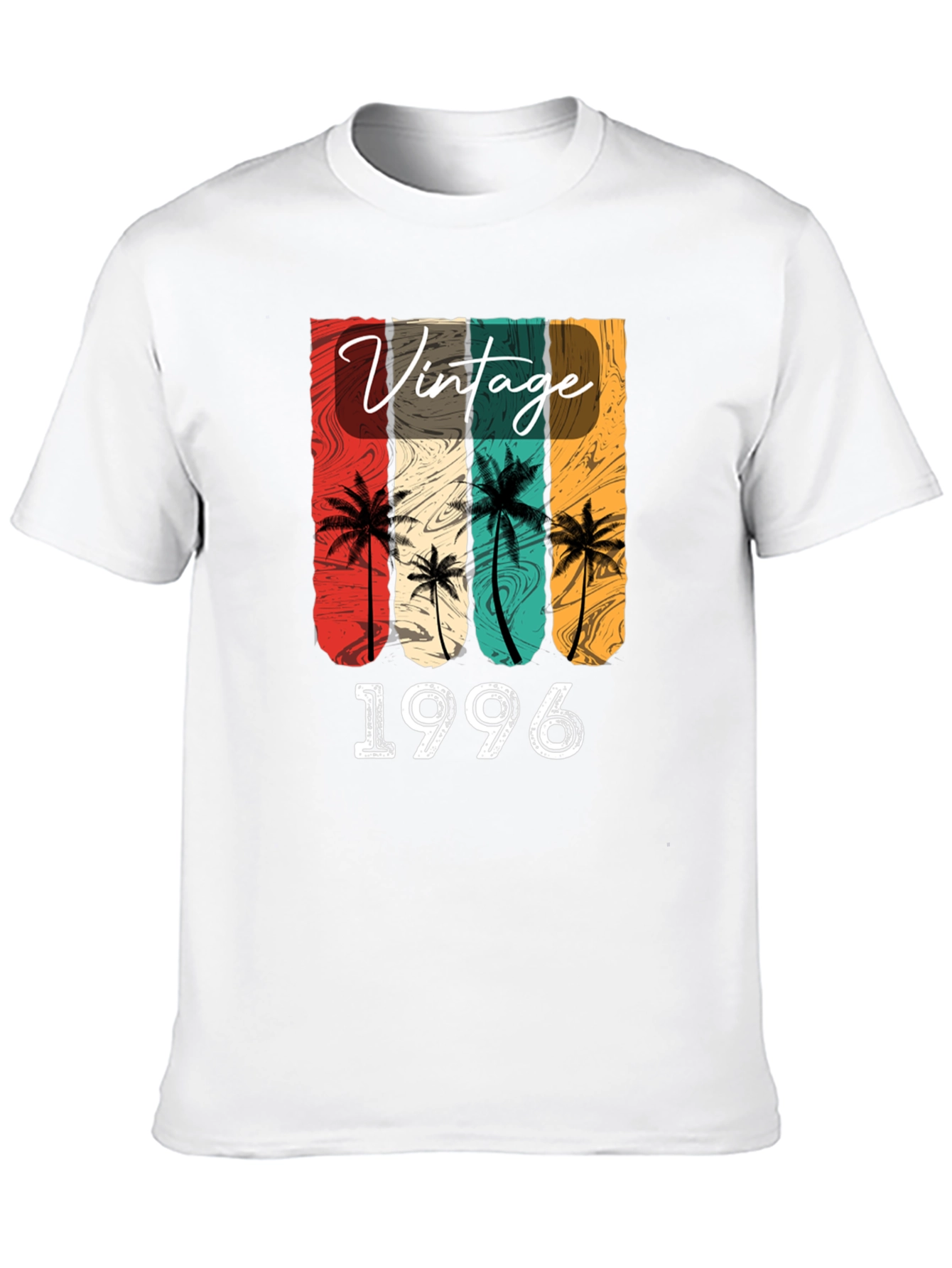 Black Vintage 1996 Palm Tree Graphic T-Shirt view 10