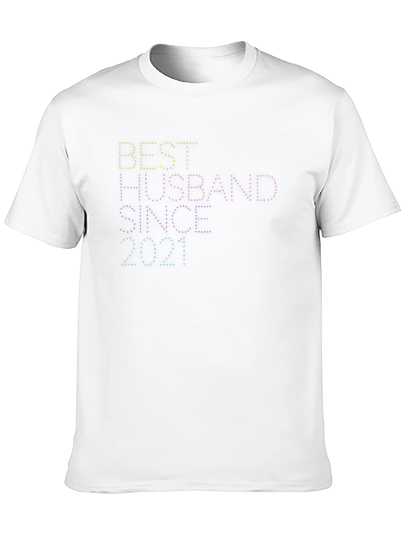 Black Best Husband Since 2021 T-Shirt view 10