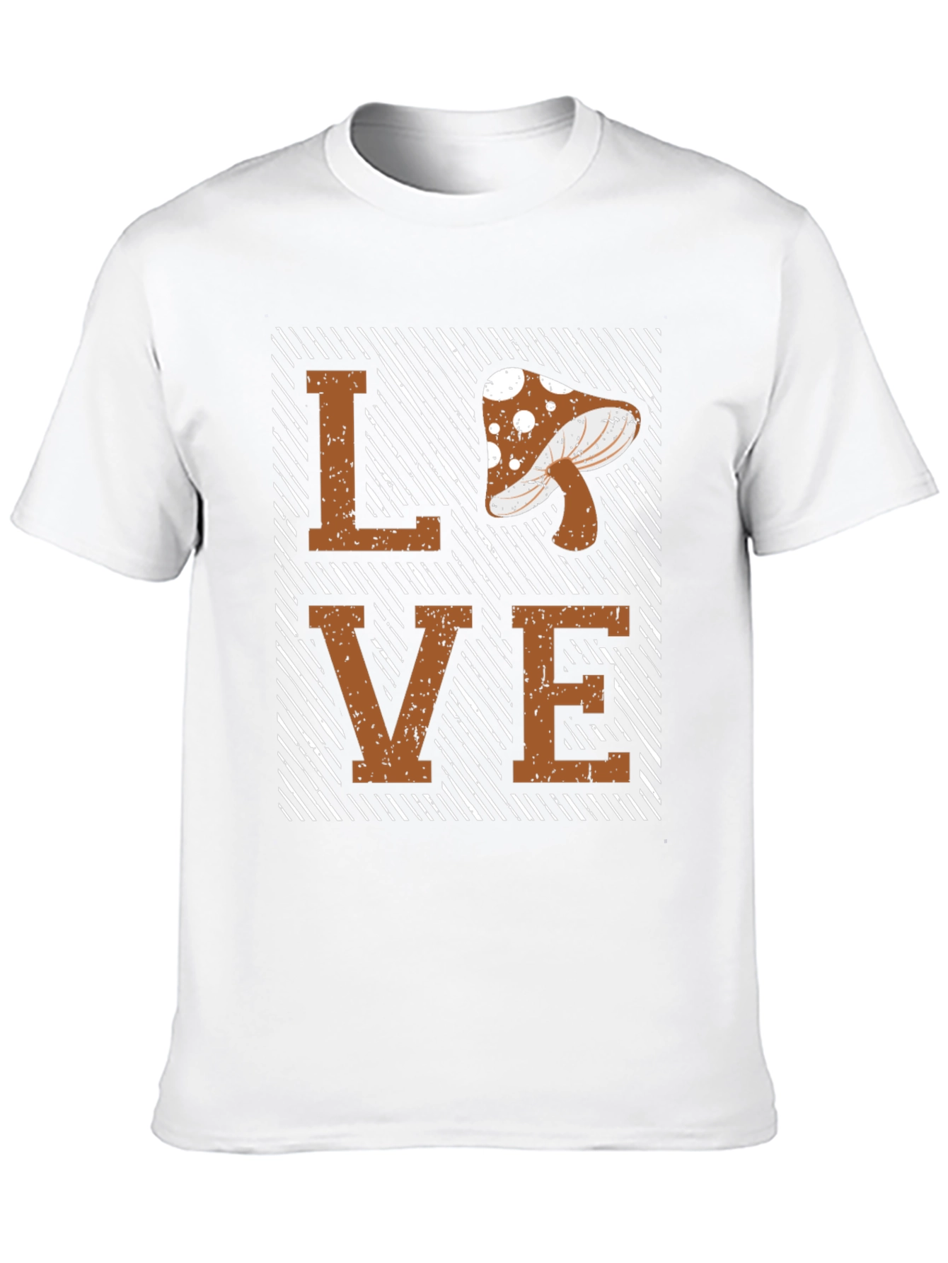 Black Mushroom Love Graphic Tee view 10