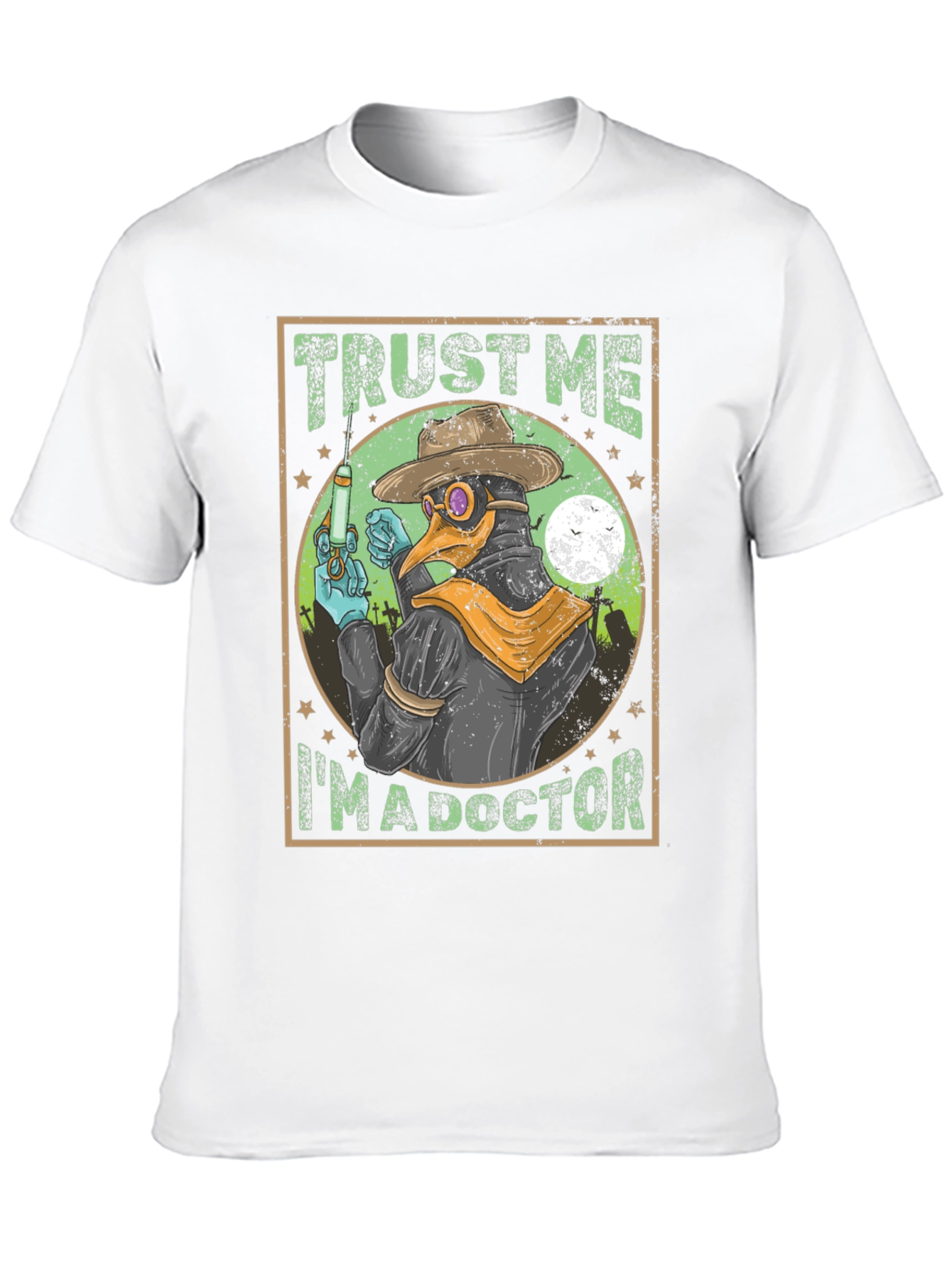 Black Plague Doctor T-Shirt - Trust Me I'm a Doctor! view 10
