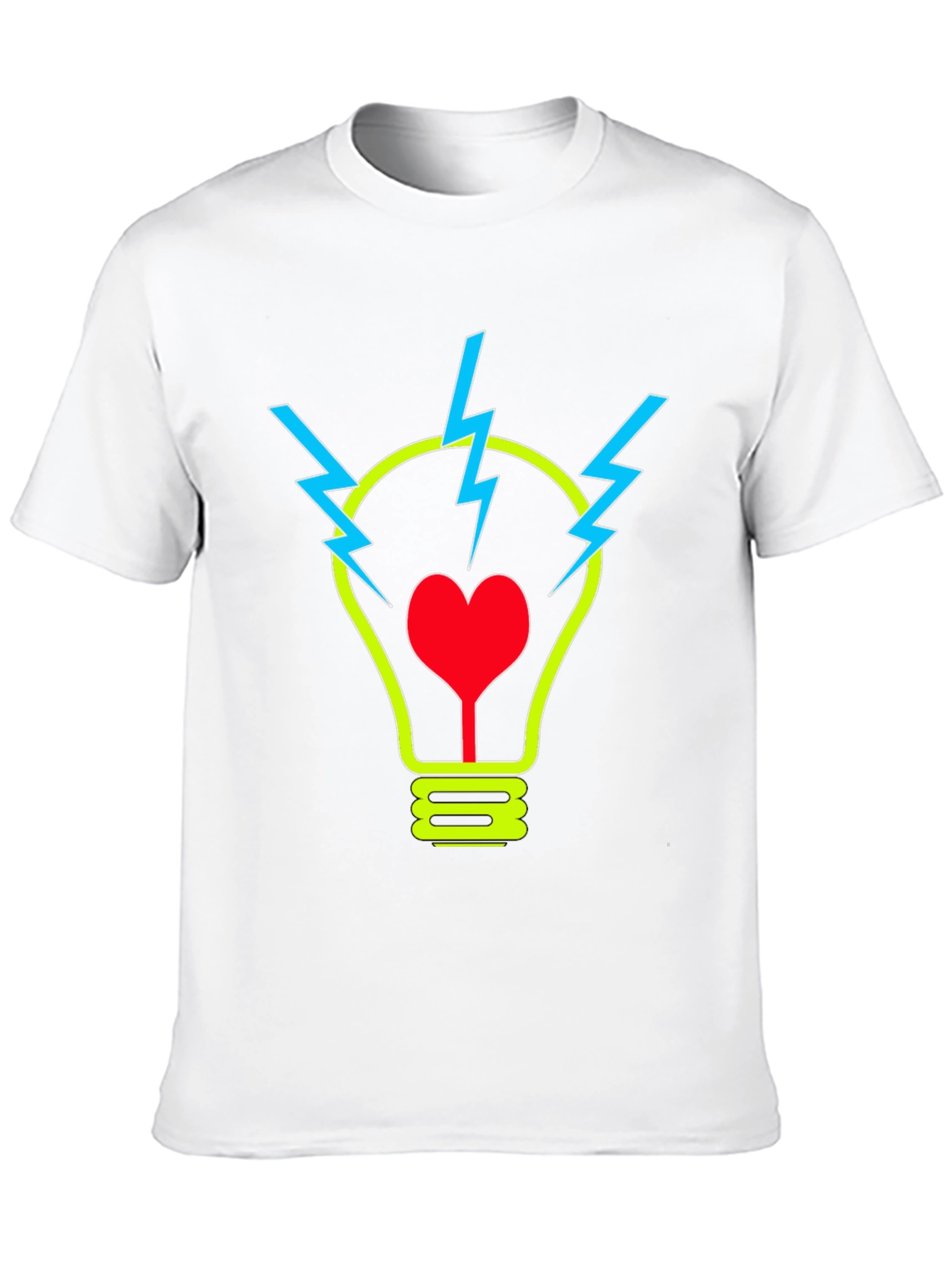 Black Heart Idea Graphic T-Shirt - Soft Cotton Blend view 10