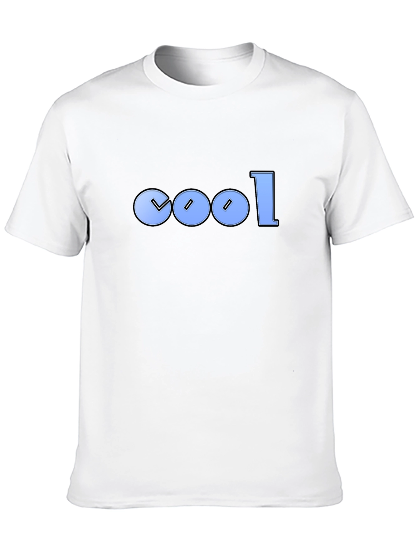 Black Cool Graphic Tee - Black Cotton T-Shirt view 10