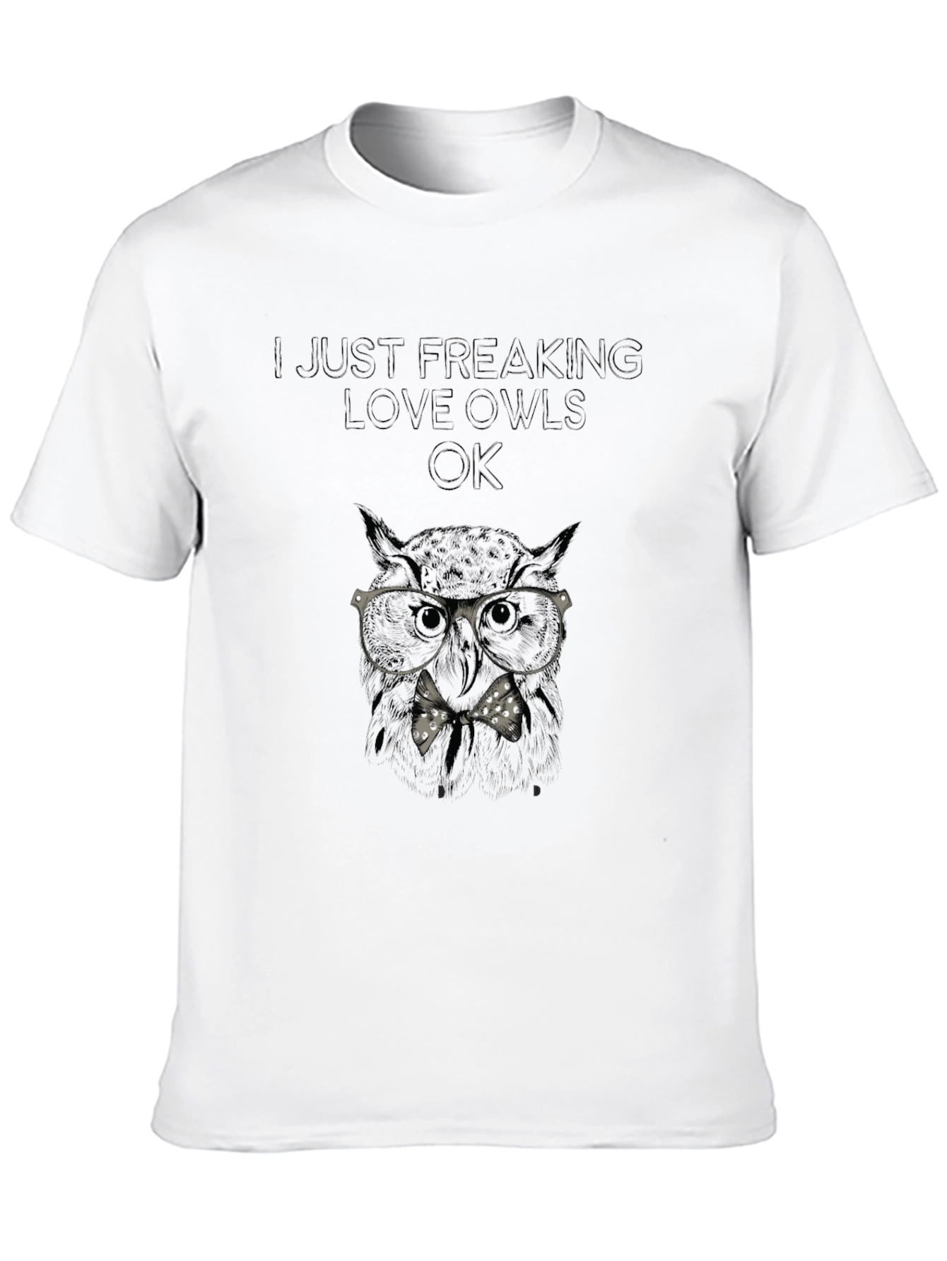 Black Owl Lover Graphic T-Shirt - Unique Design view 10