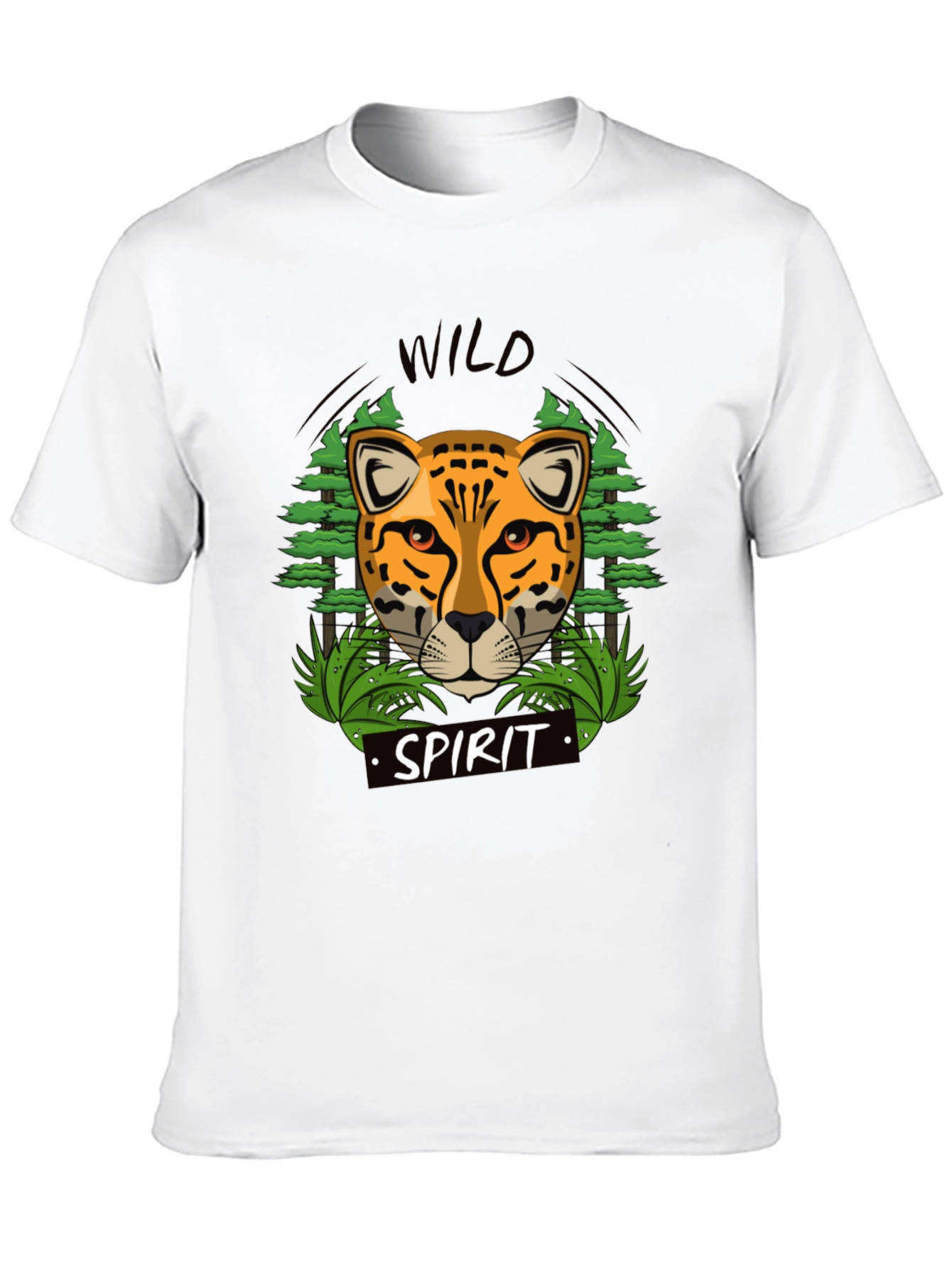 Black Wild Spirit Graphic T-Shirt - Black view 10
