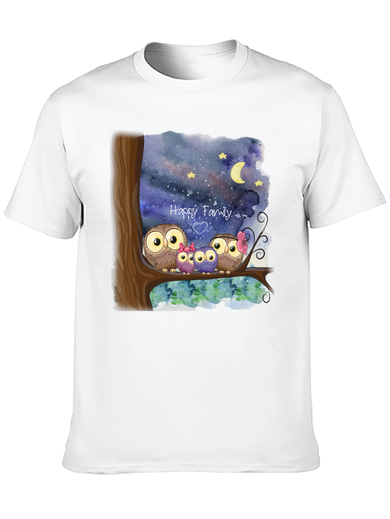 Owl Family T-Shirt - Happy Family Tee - 10