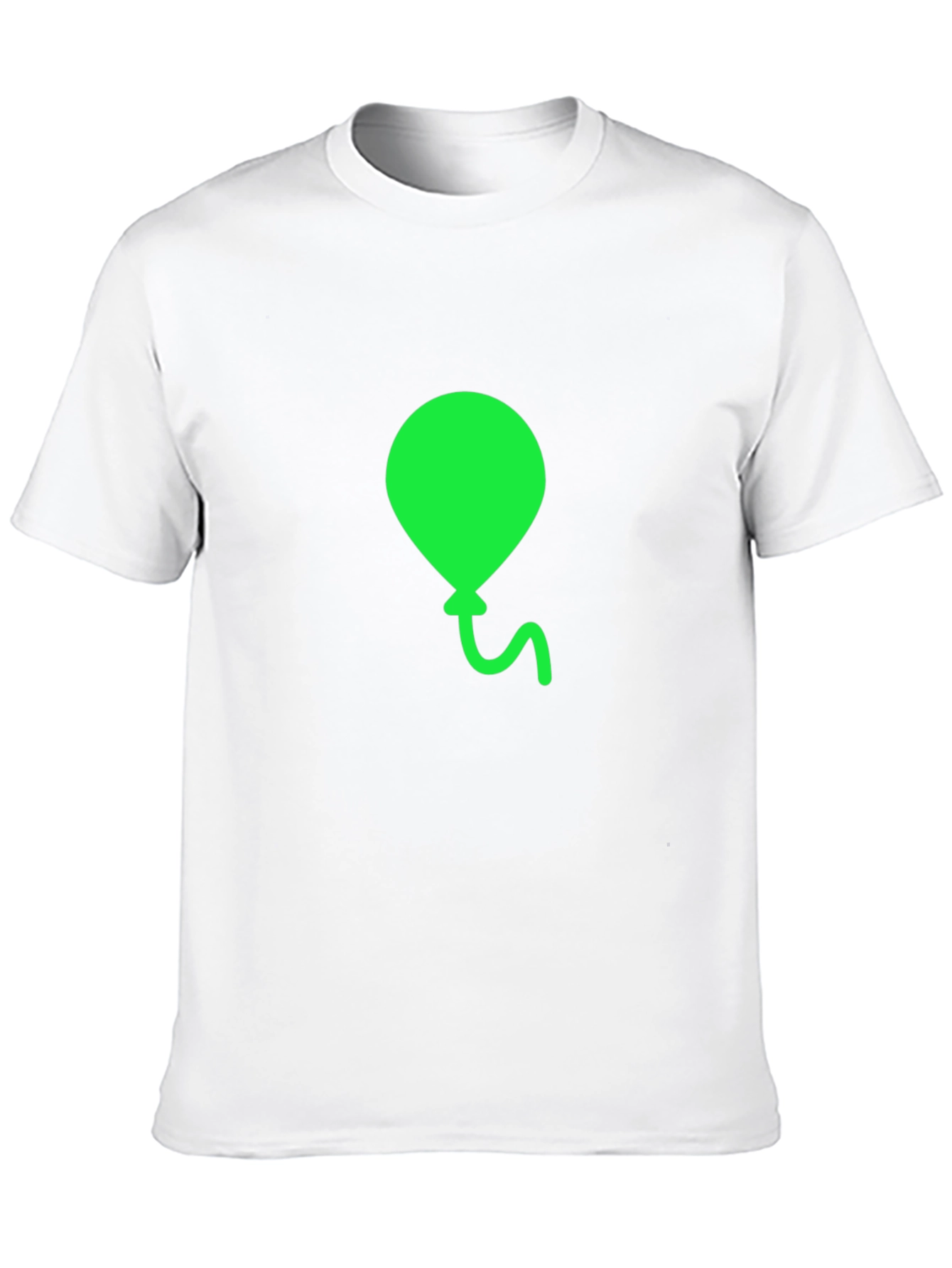 Black Green Balloon Graphic Tee - Casual Comfort view 10