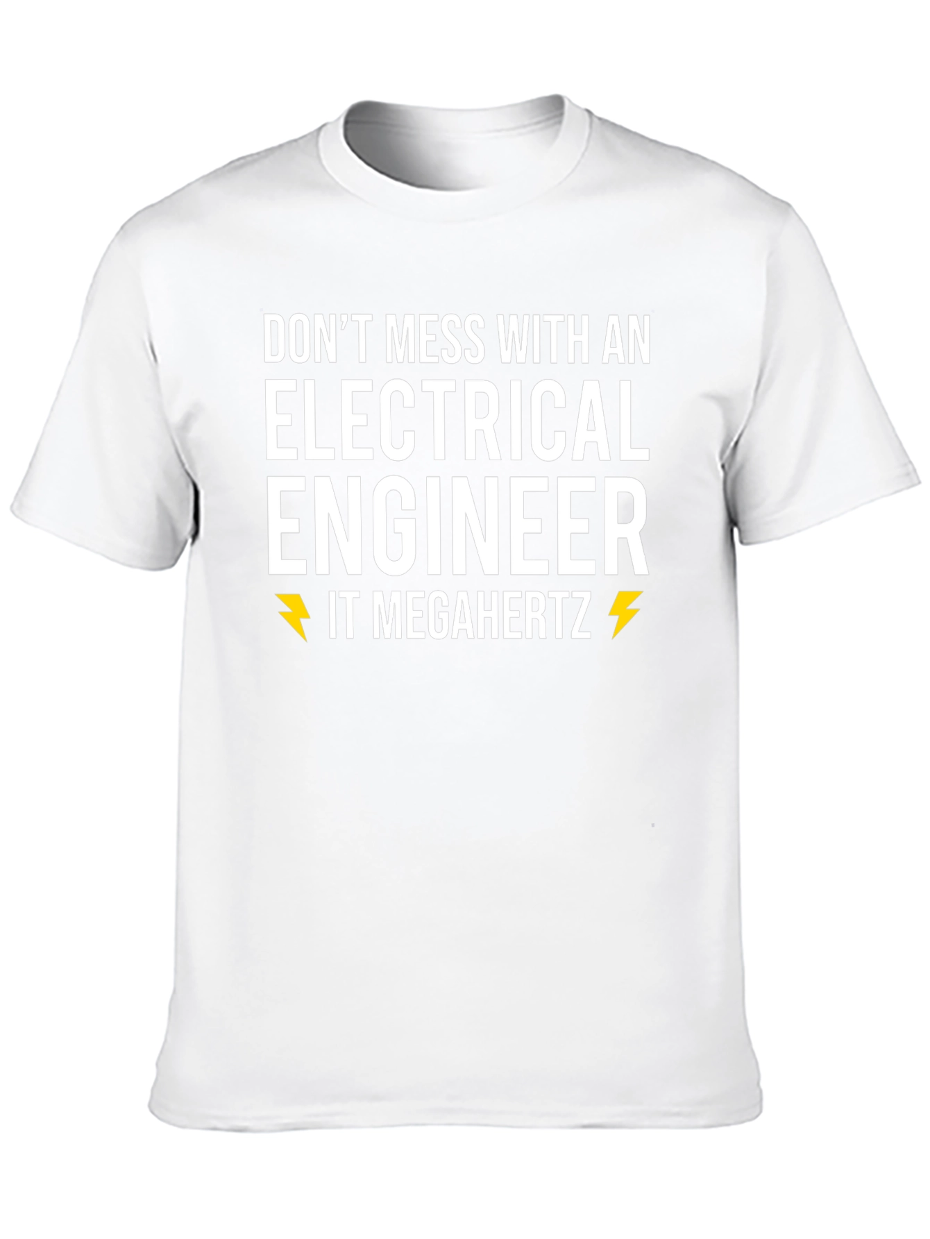 Black Electrical Engineer IT Megahertz T-Shirt view 10