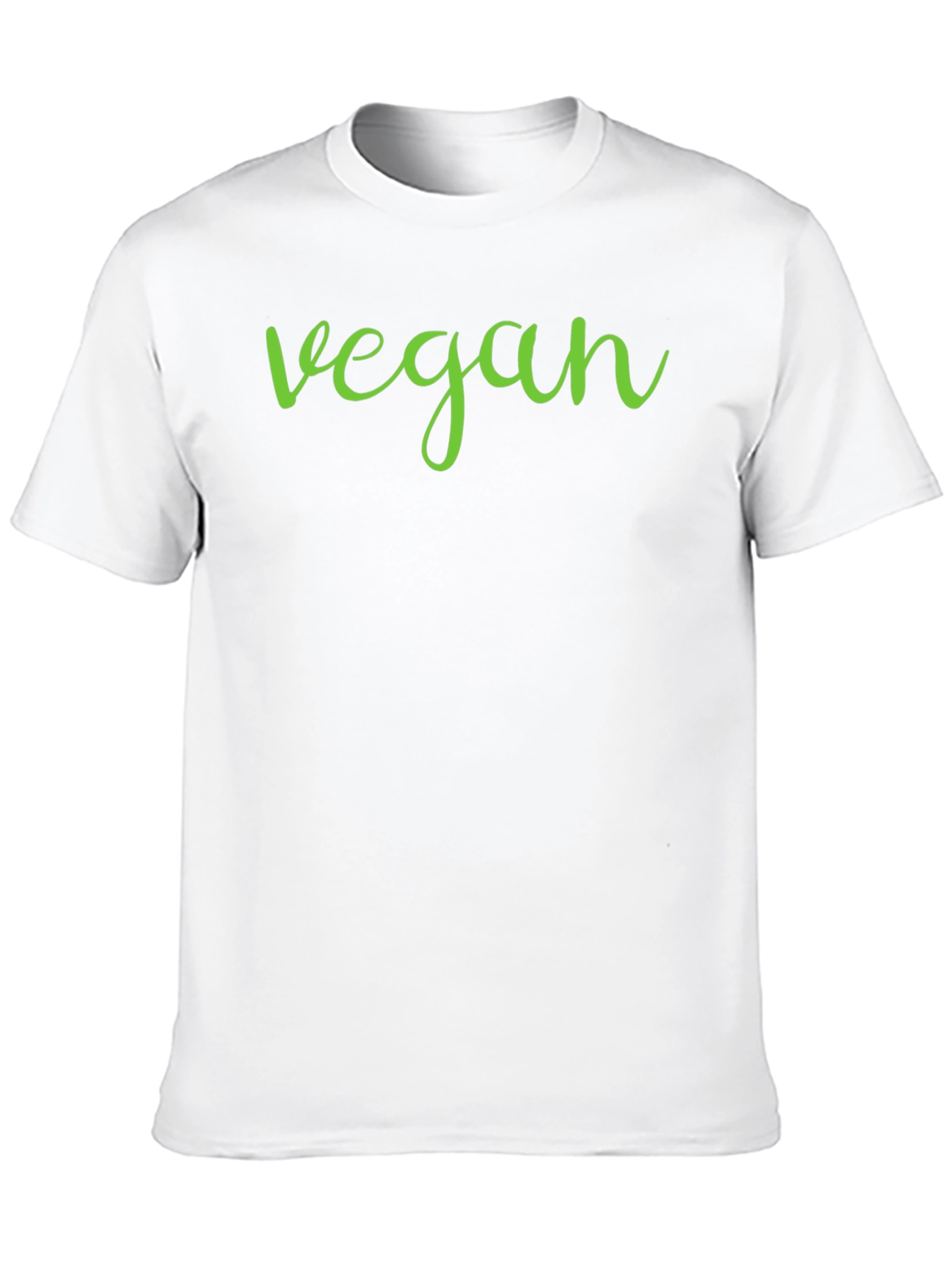 Black Vegan T-Shirt - Lightweight Cotton Blend view 10