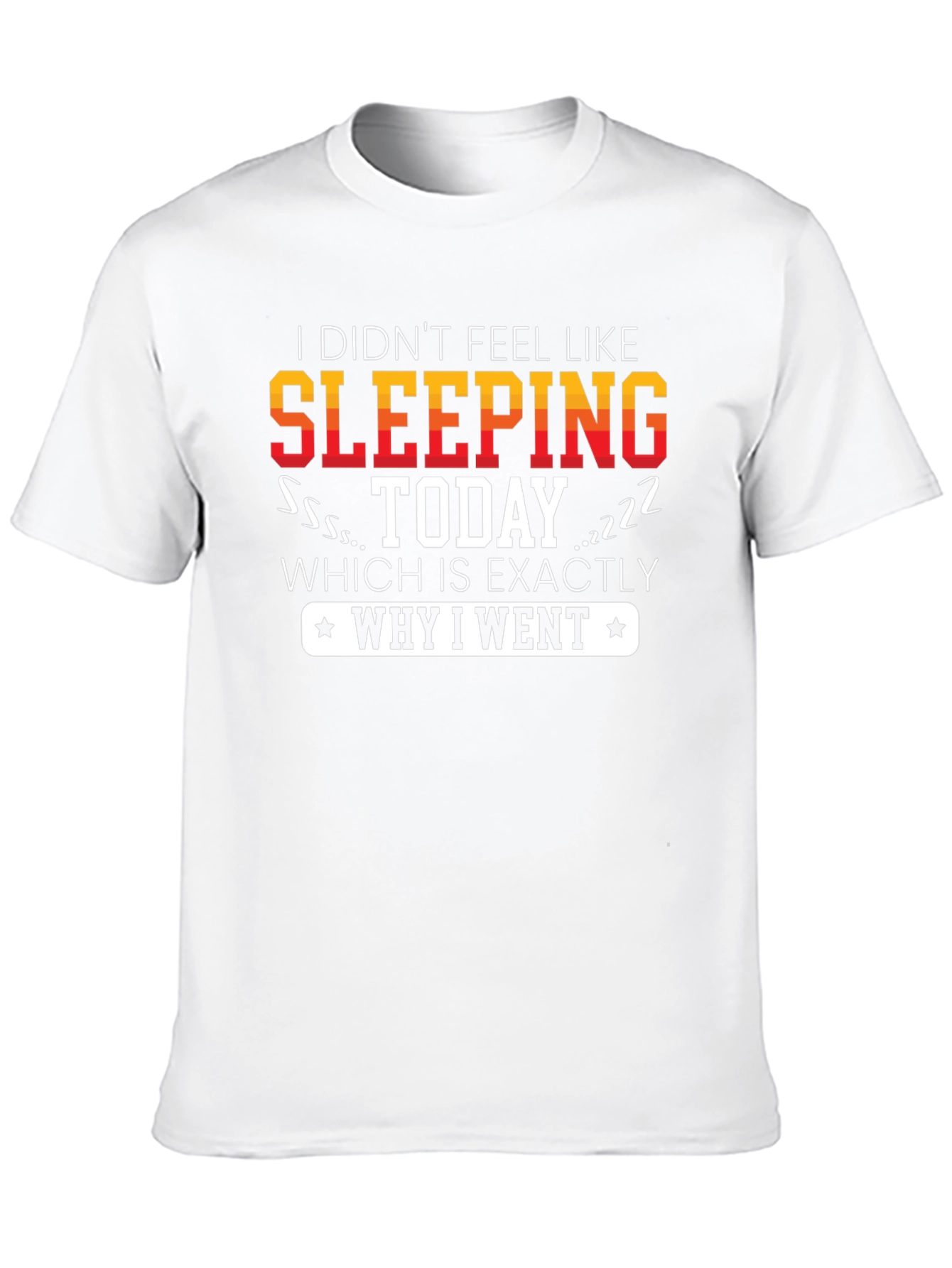Black Funny Sleep Deprived T-Shirt view 10