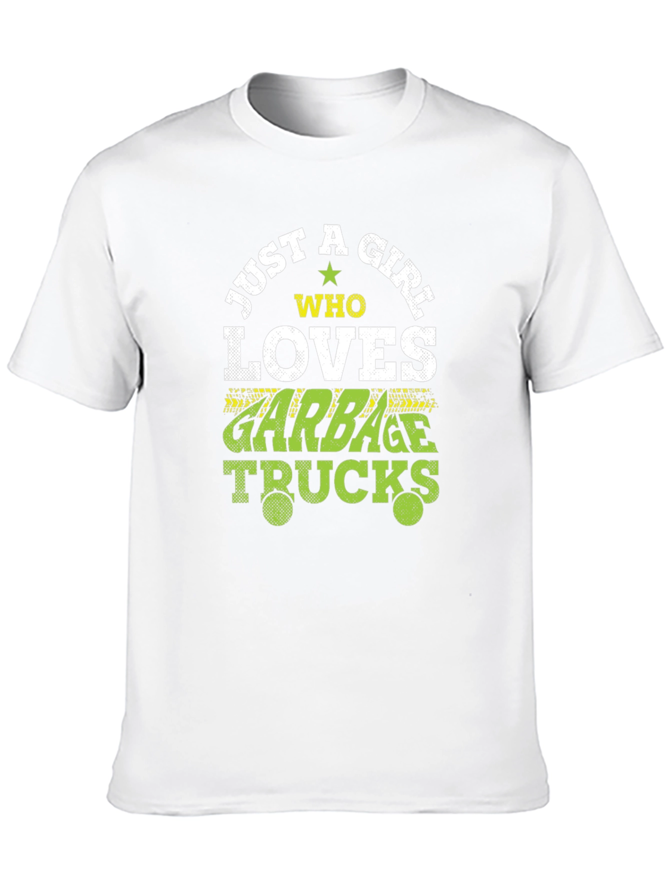 Black Girl Who Loves Garbage Trucks T-Shirt view 10
