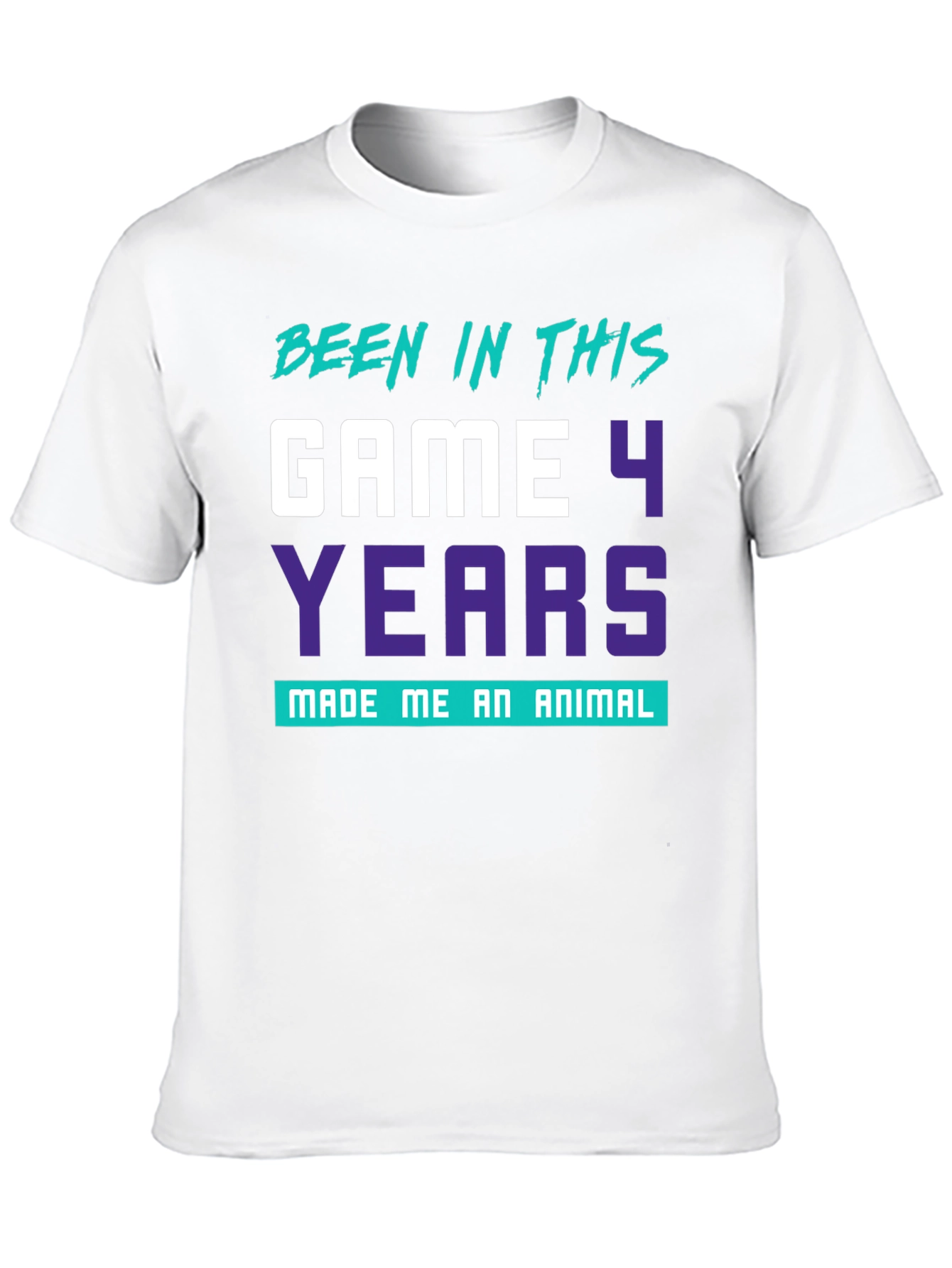 Black Been in This Game 4 Years Funny Graphic Tee view 10